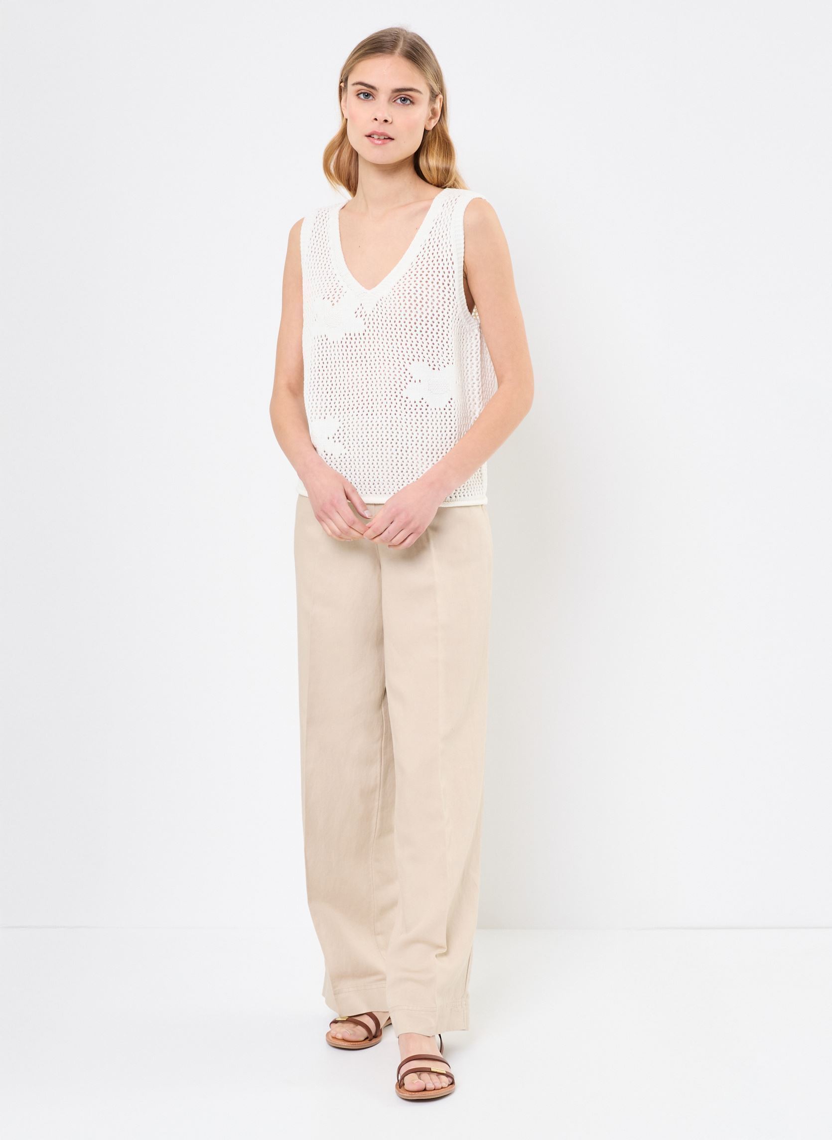 Pulls LAL390DE femme blanc Lili Sidonio Pulls LAL390DE femme blanc OFFWHITE