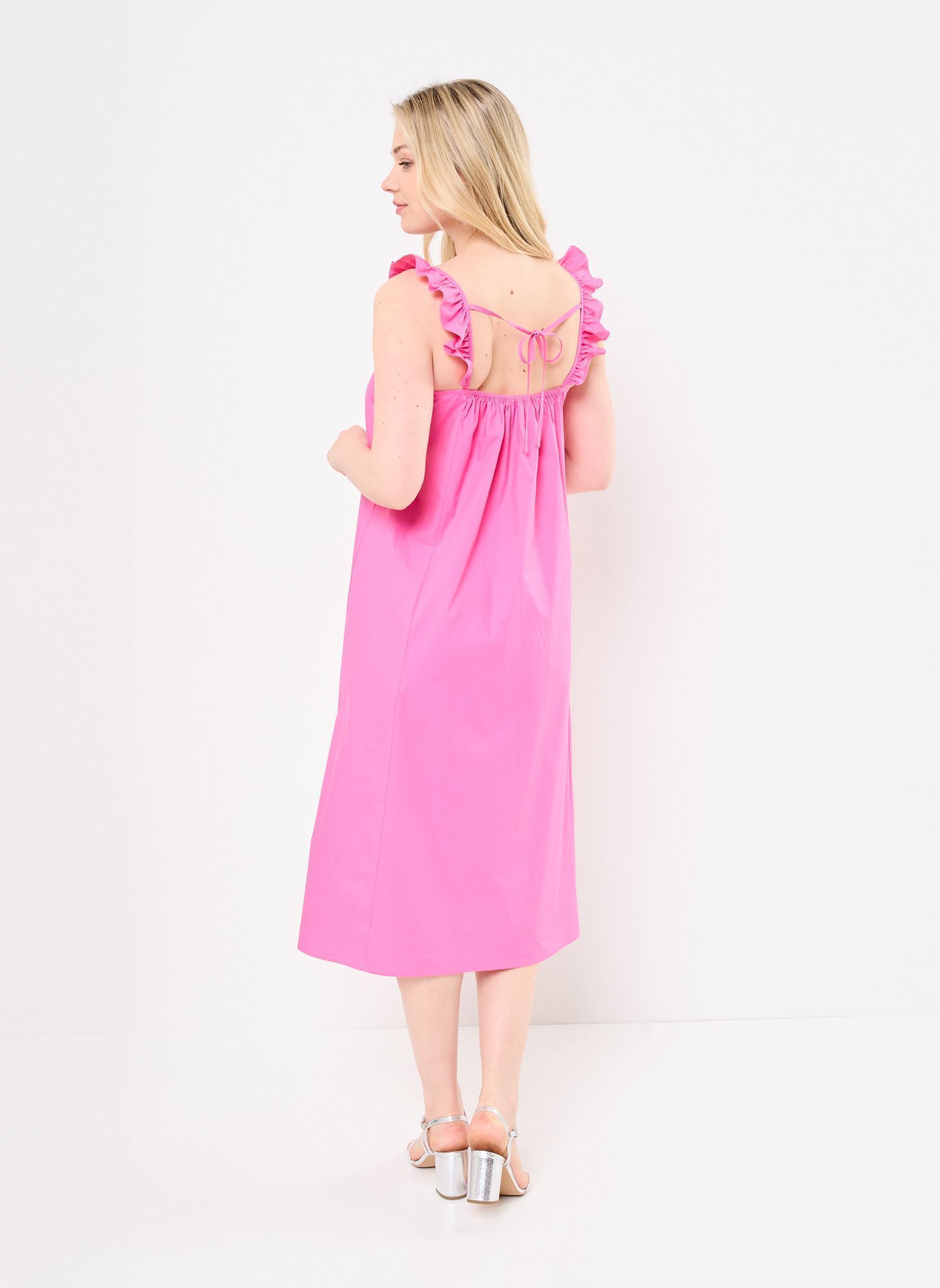 Lange jurken LAL536DP dames roze Lili Sidonio Lange jurken LAL536DP dames roze PINK