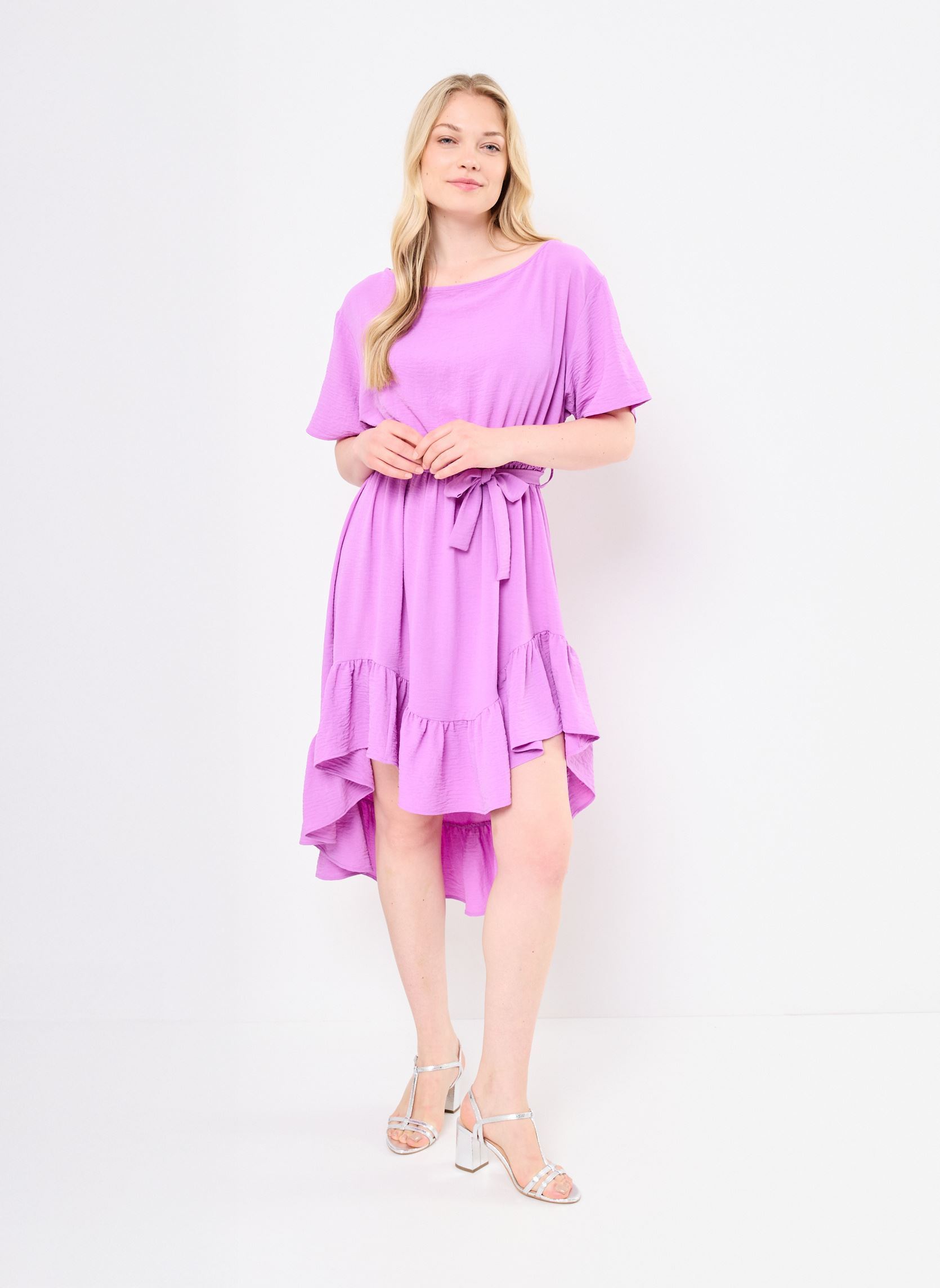 Kleider LAL542DP damen violett Lili Sidonio Kleider LAL542DP damen violett PURPLE
