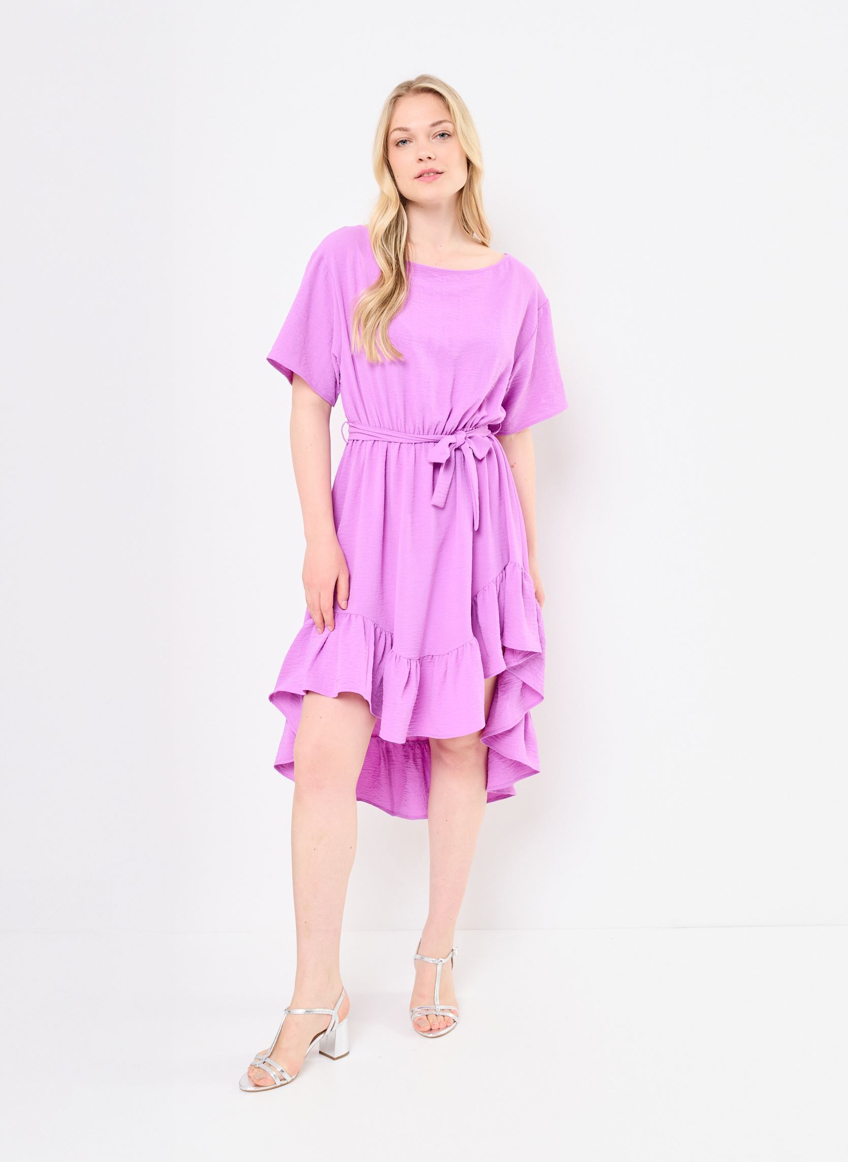 Kleider LAL542DP damen violett Lili Sidonio Kleider LAL542DP damen violett PURPLE