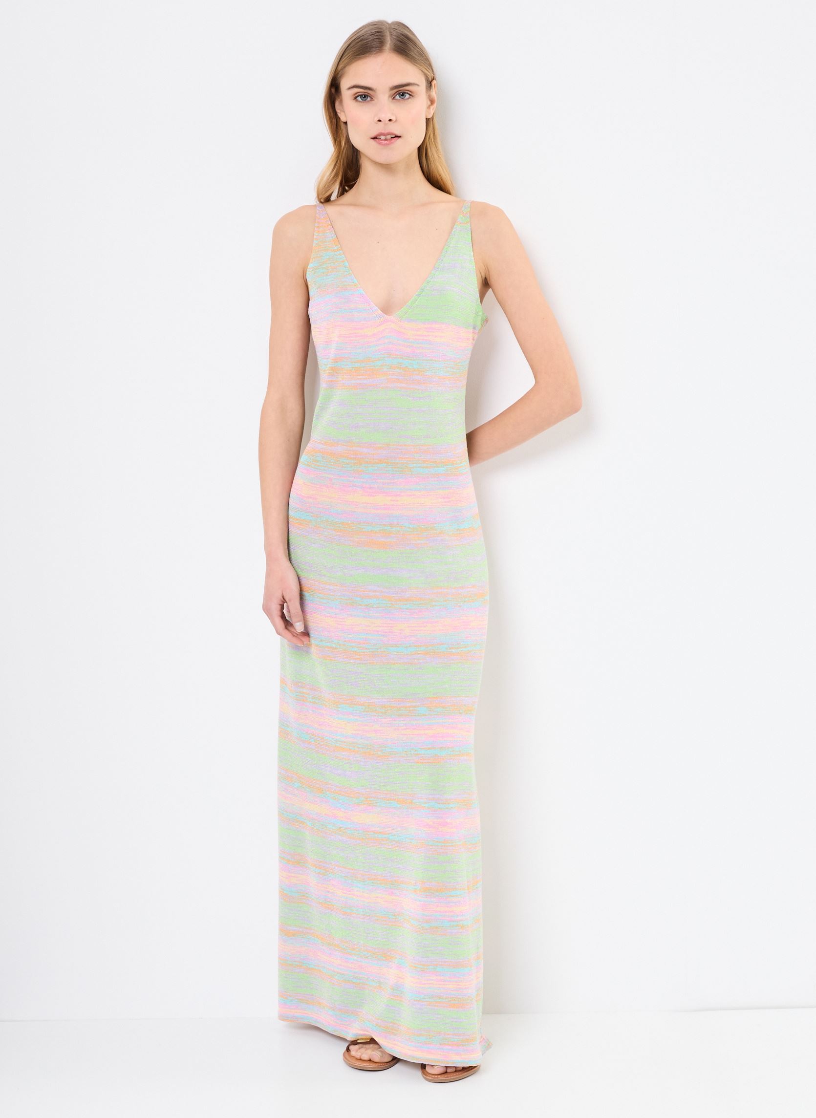 Robes longues LAL573DE femme multicolore Lili Sidonio Robes longues LAL573DE femme multicolore MULTICOLOUR