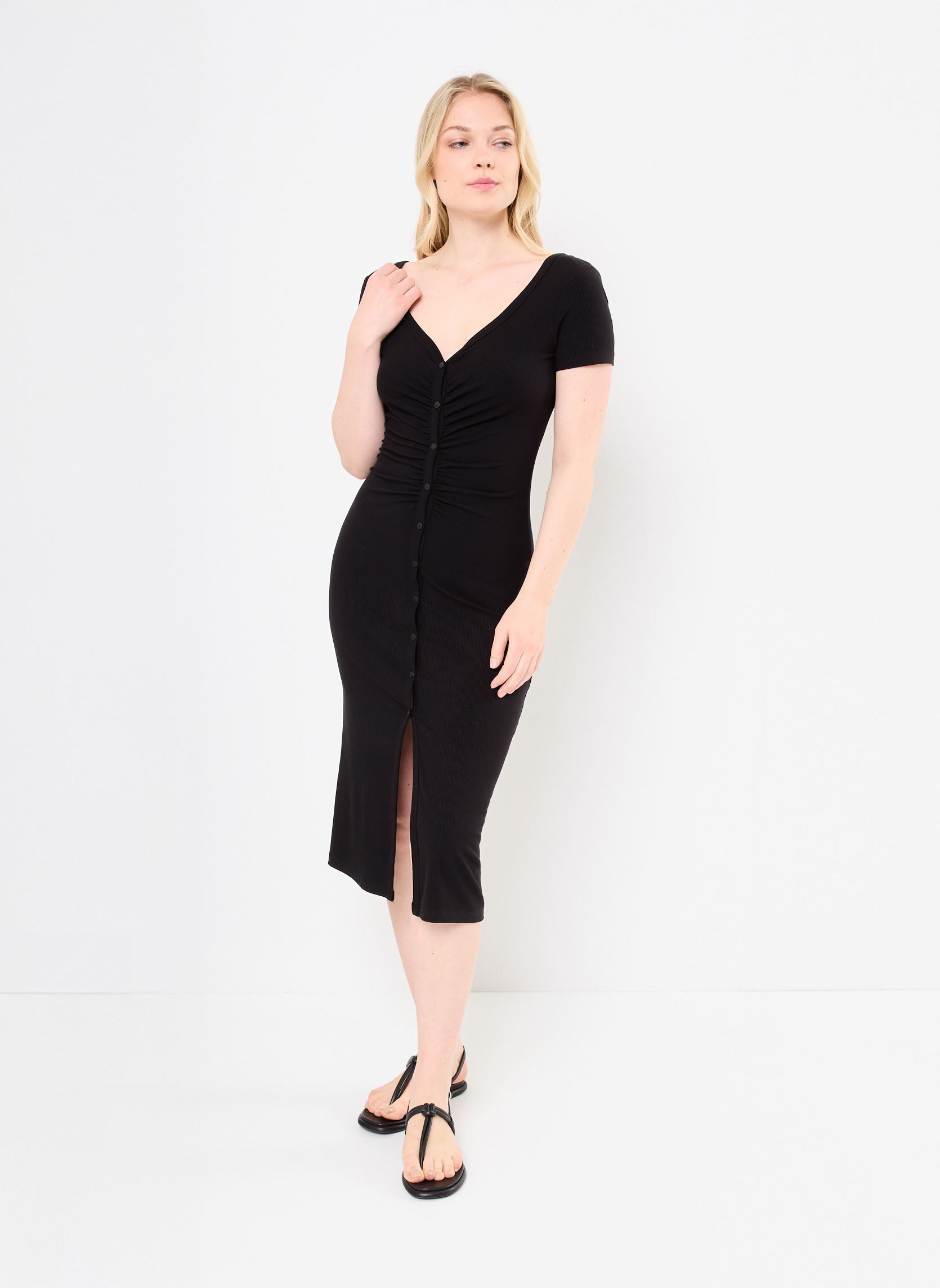 Robes longues LALS129DP femme noir Lili Sidonio Robes longues LALS129DP femme noir BLACK