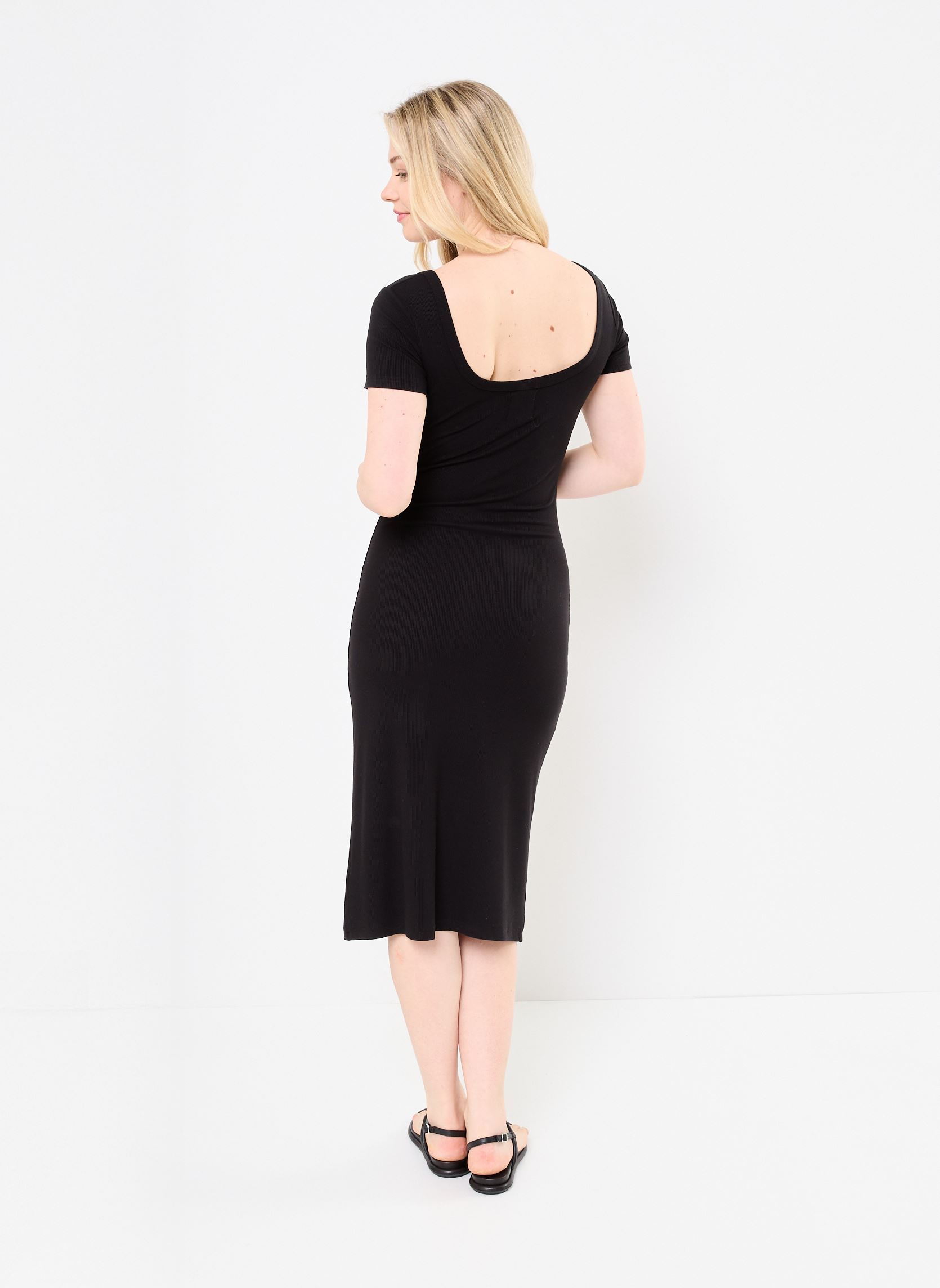 Robes longues LALS129DP femme noir Lili Sidonio Robes longues LALS129DP femme noir BLACK
