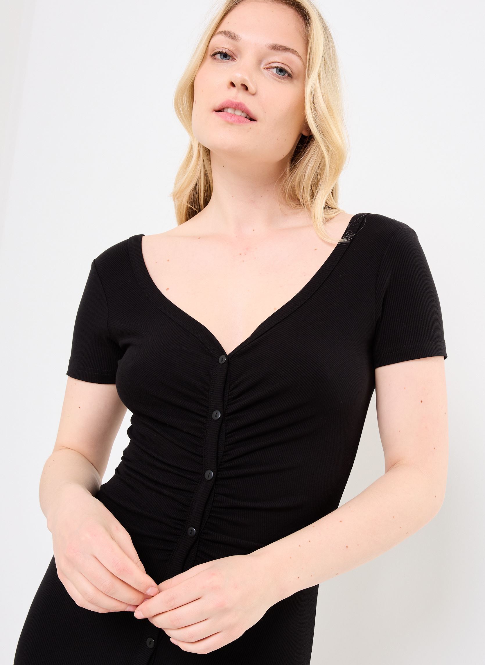 Robes longues LALS129DP femme noir Lili Sidonio Robes longues LALS129DP femme noir BLACK
