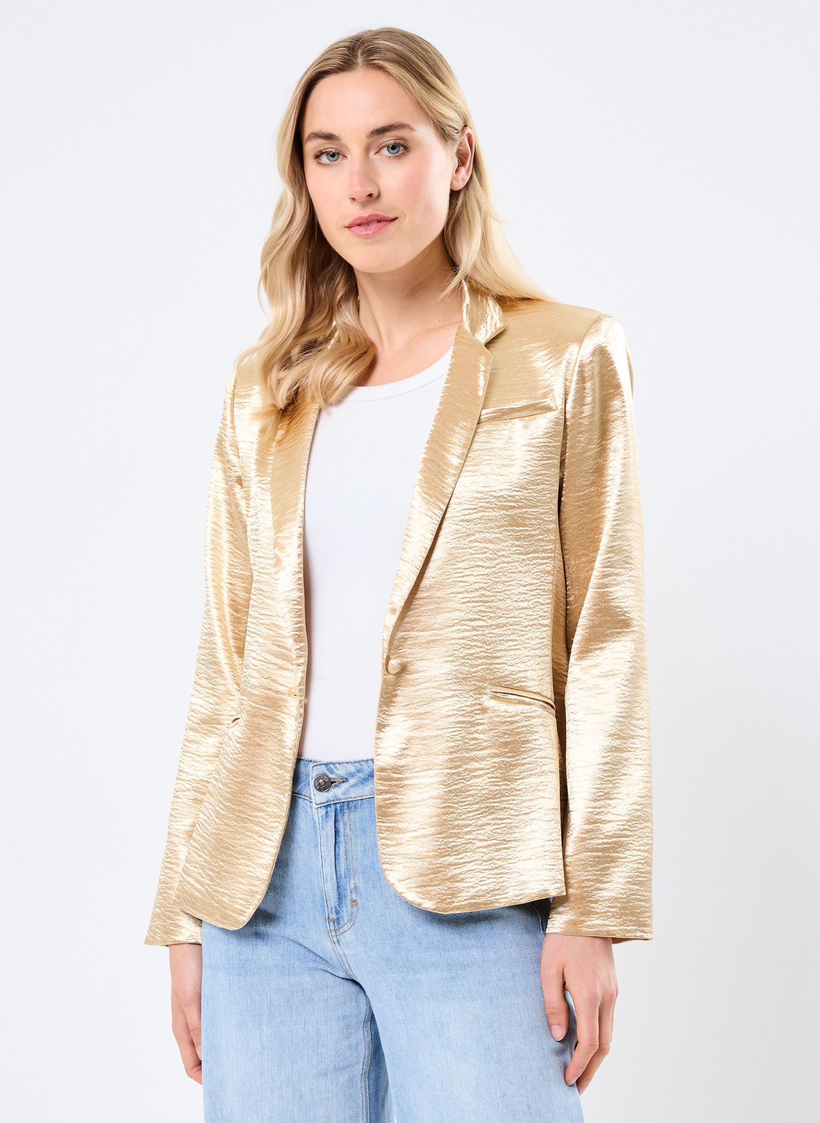 Blazer ML52DP dames goud en brons Lili Sidonio Blazer ML52DP dames goud en brons GOLD