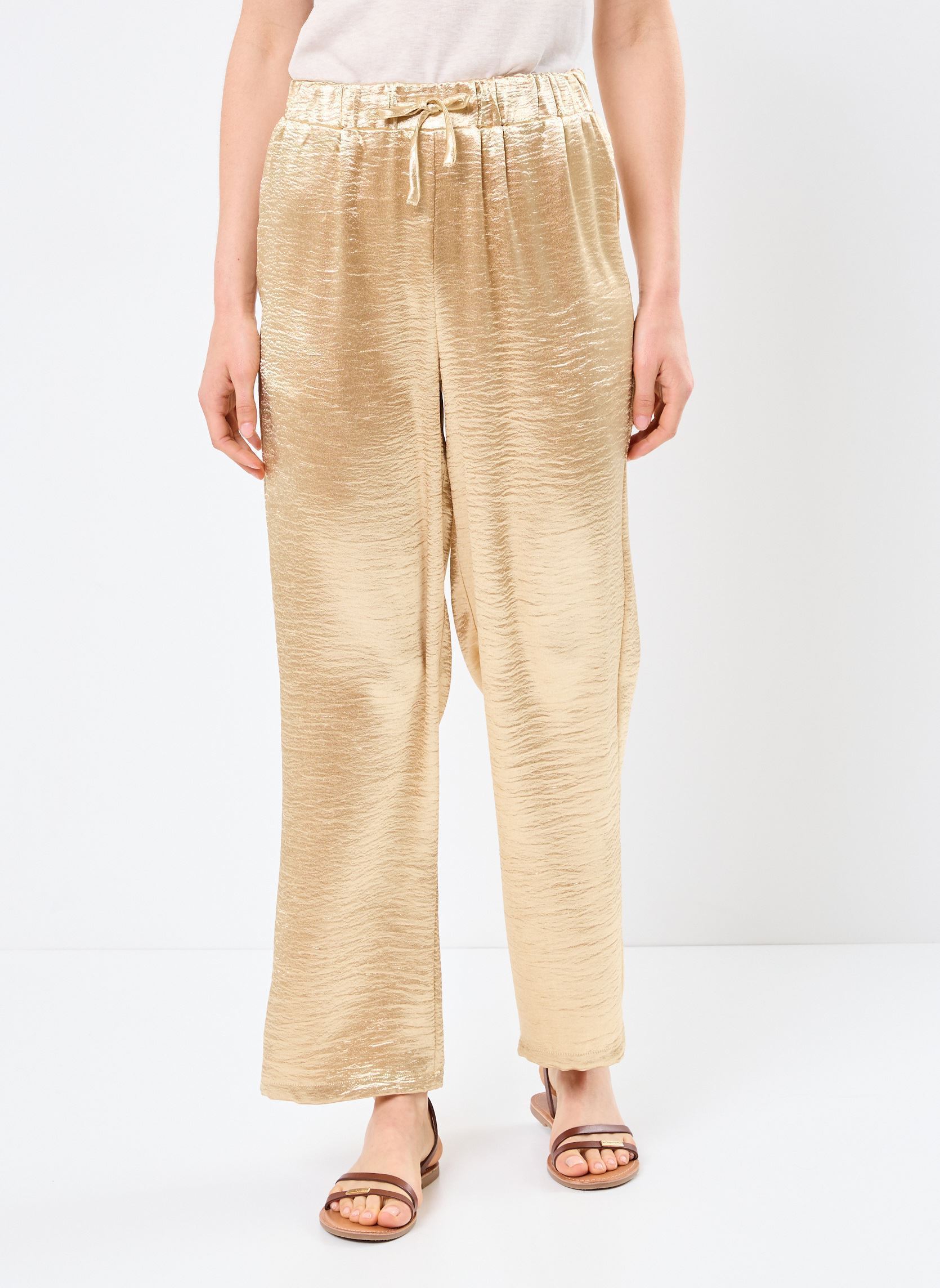 Pantalons droit ML53DP femme or et bronze Lili Sidonio Pantalons droit ML53DP femme or et bronze GOLD