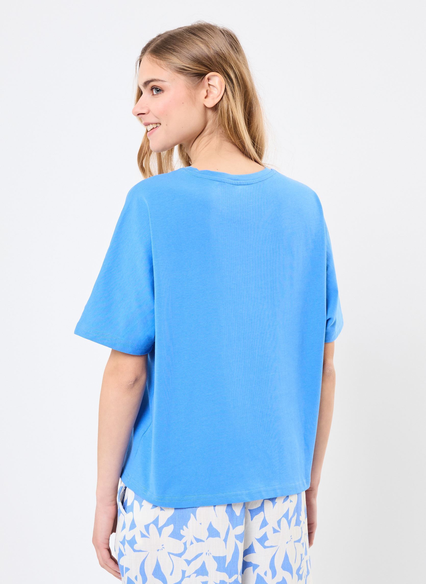 T-shirts met korte mouwen ML58DP dames blauw Lili Sidonio T-shirts met korte mouwen ML58DP dames blauw BLUE