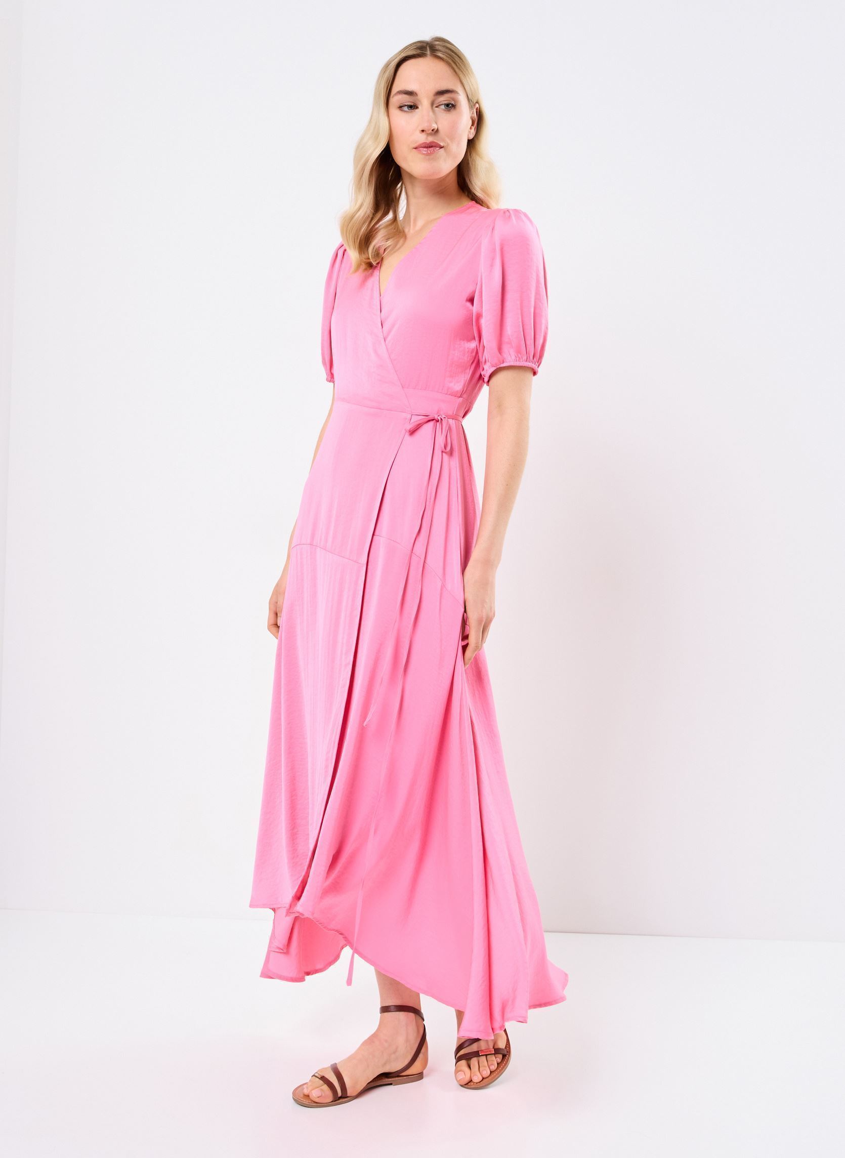 Lange Kleider MLR101DP damen rosa Lili Sidonio Lange Kleider MLR101DP damen rosa PINK