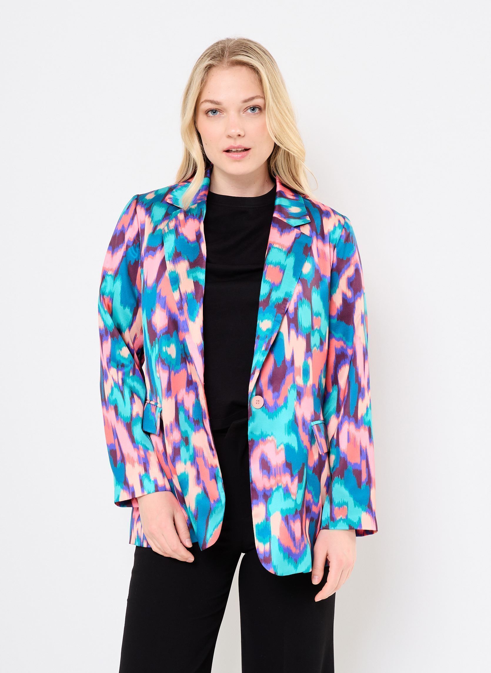 Vestes de blazer PL273BDP femme multicolore Lili Sidonio Vestes de blazer PL273BDP femme multicolore MULTICO VALLADOLID