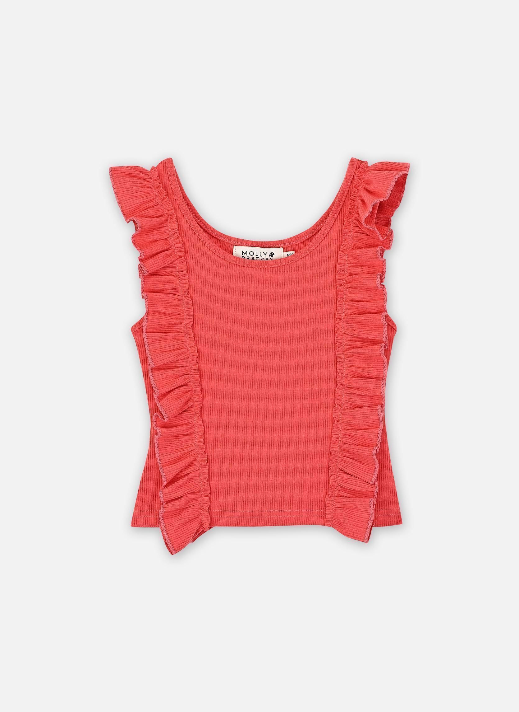 Canotte MMES120DP bambina arancione Molly Bracken Canotte MMES120DP bambina arancione CORAIL