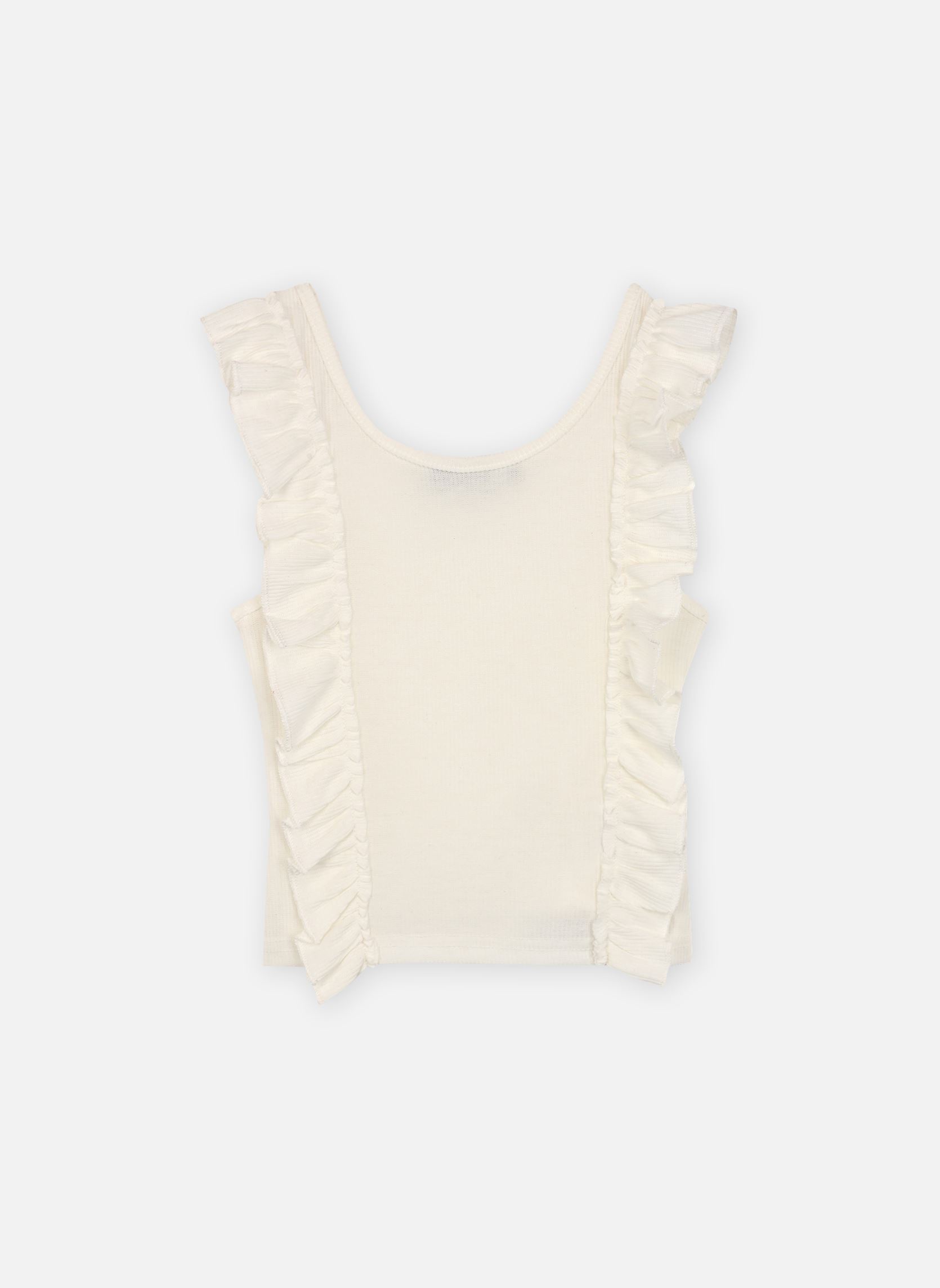 Hemdjes MMES120DP meisjes wit Molly Bracken Hemdjes MMES120DP meisjes wit BLANC
