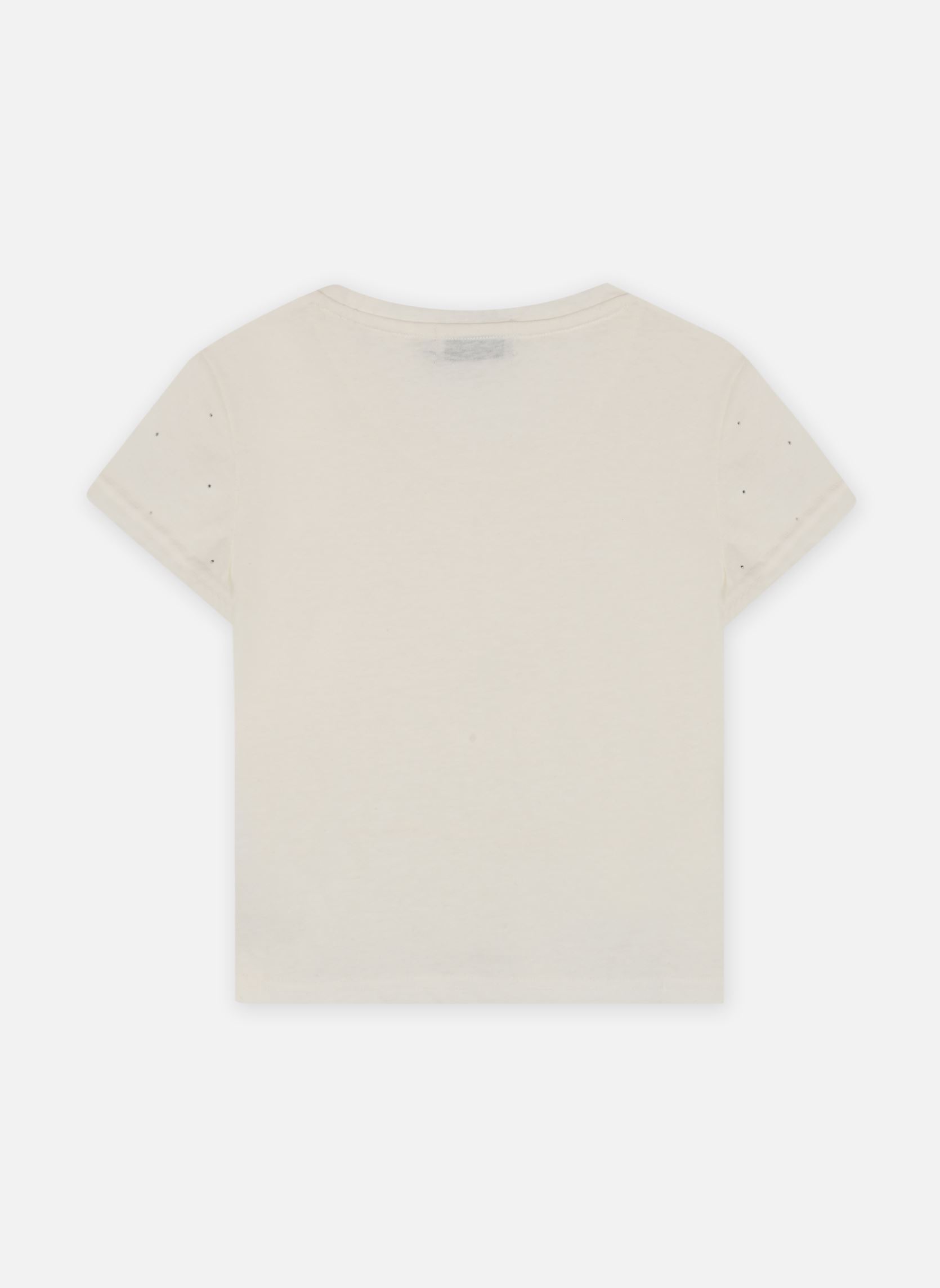 Camisetas de manga corta MMLA1746DP niña blanco Molly Bracken Camisetas de manga corta MMLA1746DP niña blanco BLANC