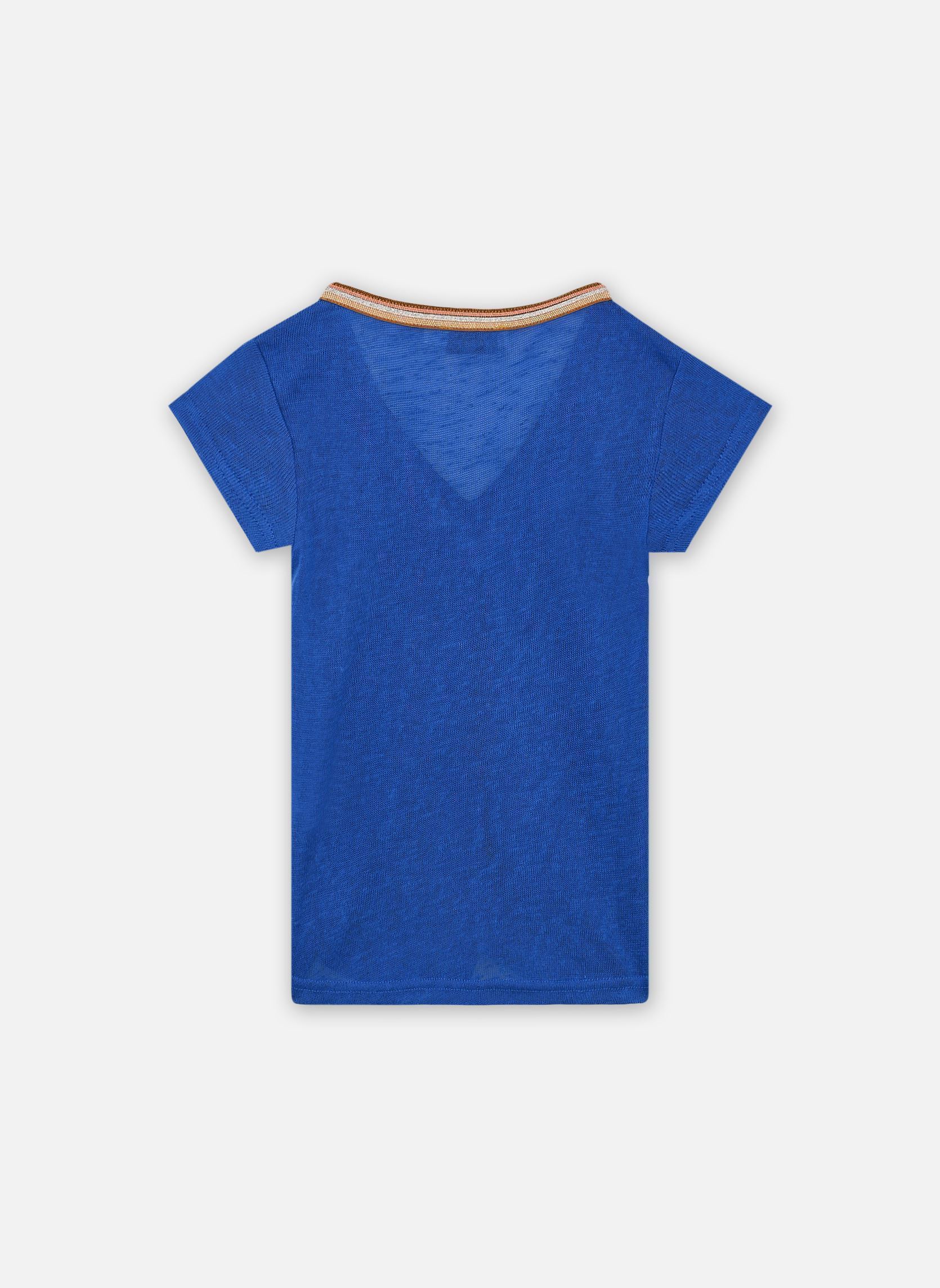 Kurzarm-T-Shirts MMT427DP mädchen blau Molly Bracken Kurzarm-T-Shirts MMT427DP mädchen blau BLEU