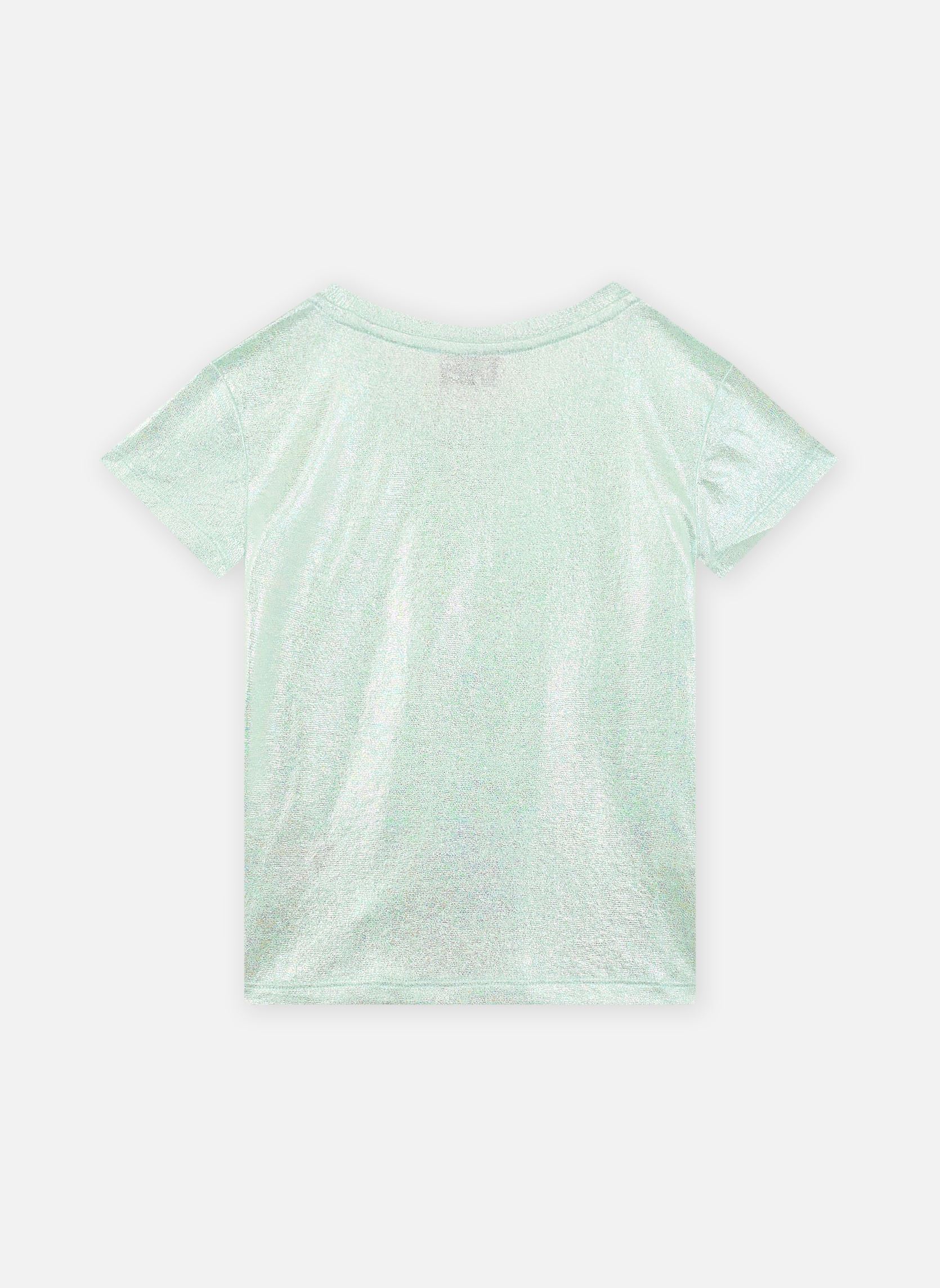 Tee-shirts manches courtes MMTS103DP fille bleu Molly Bracken Tee-shirts manches courtes MMTS103DP fille bleu AQUABL