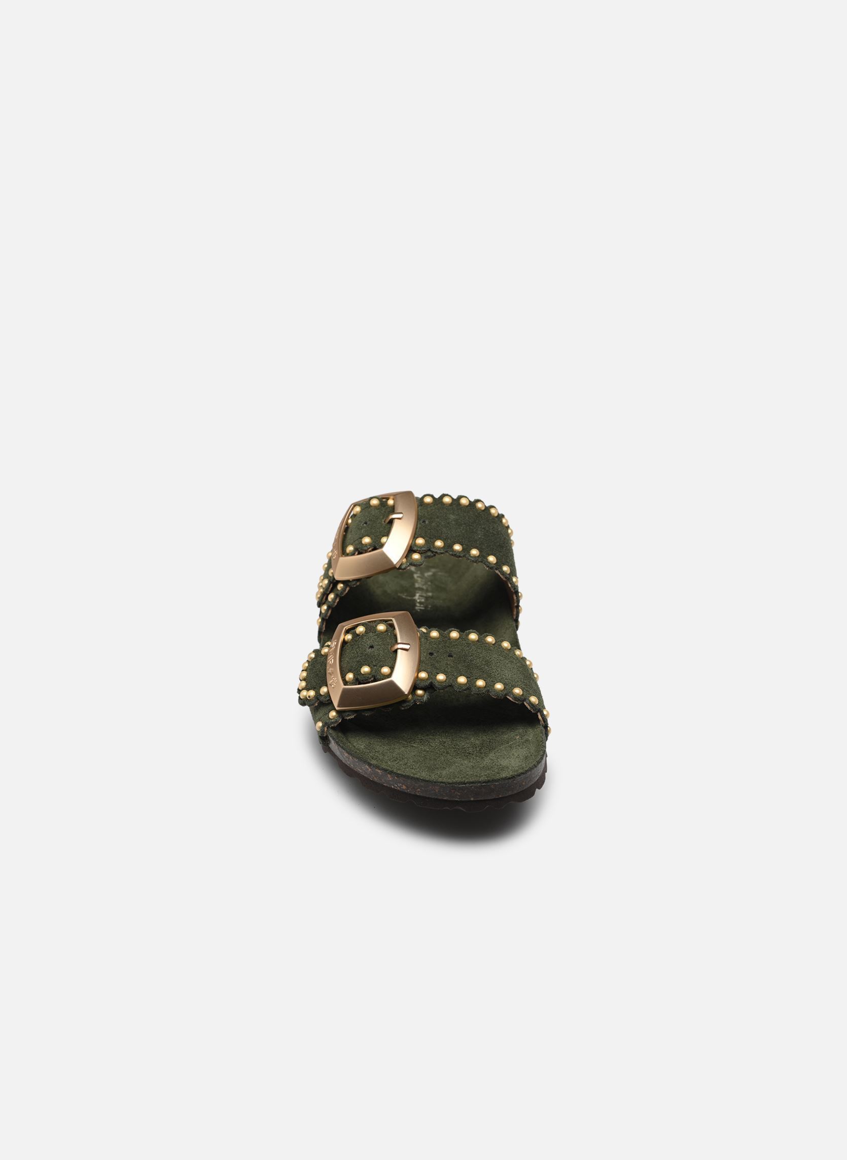 Pantoletten und Clogs Arona Crosta damen grün Semerdjian Pantoletten und Clogs Arona Crosta damen grün MILITARE