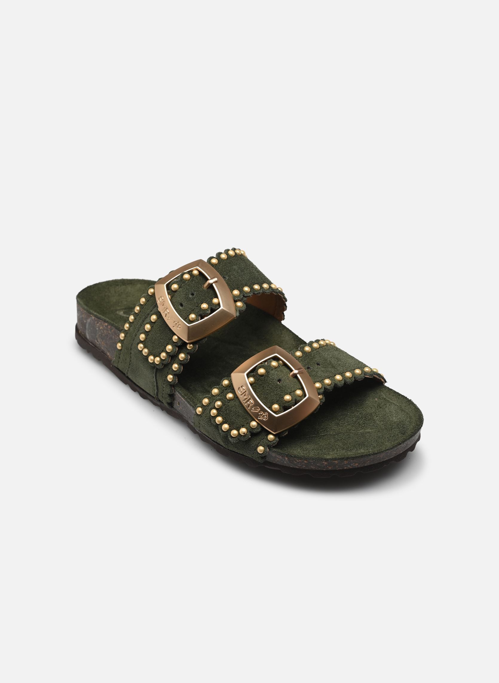 Pantoletten und Clogs Arona Crosta damen grün Semerdjian Pantoletten und Clogs Arona Crosta damen grün MILITARE