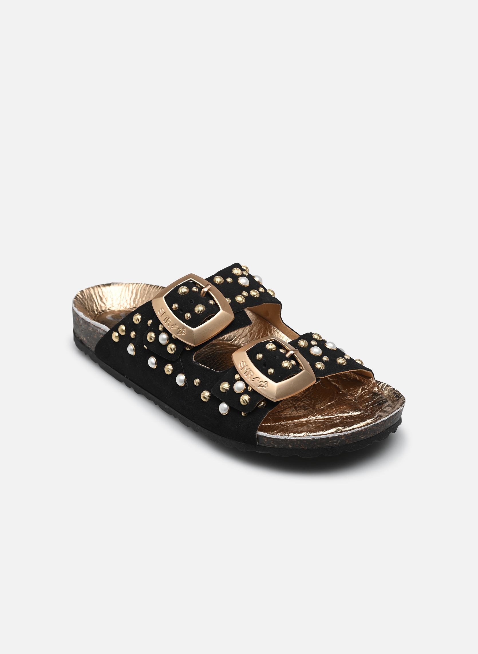 Semerdjian Mules et sabots Mules Aria Crosta femme noir