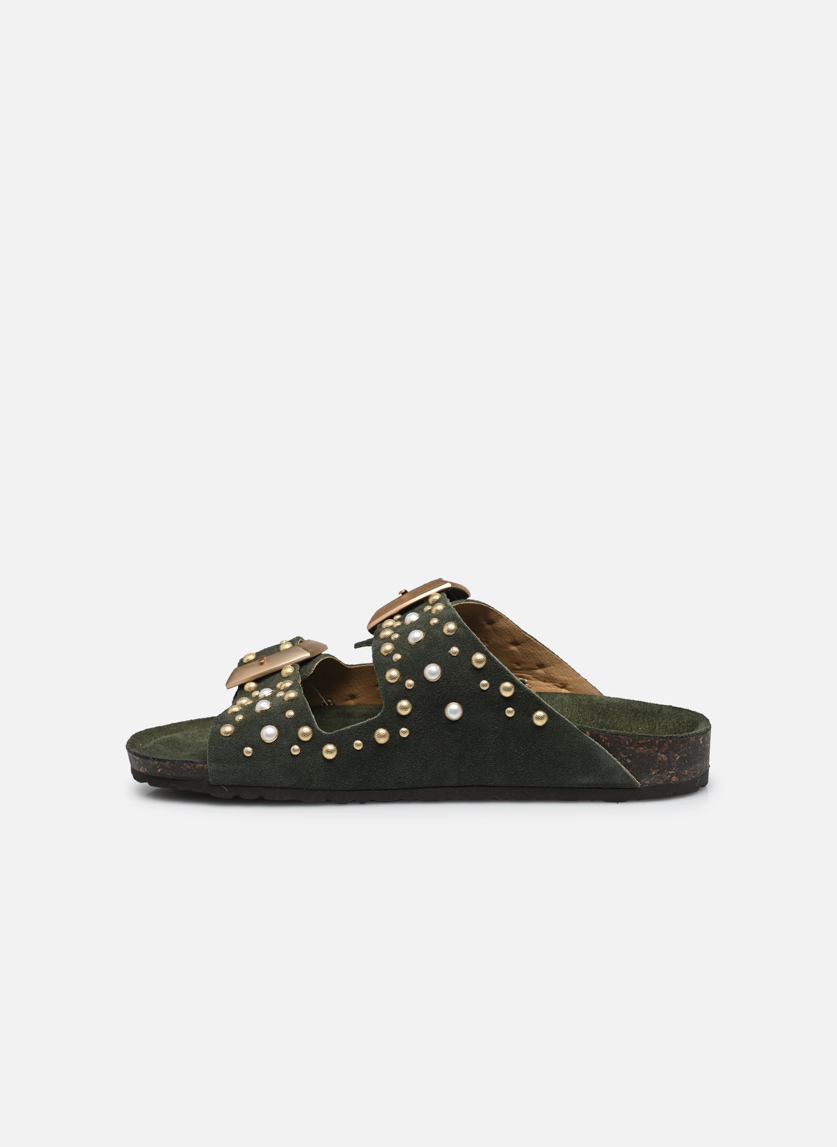 Mules et sabots Aria Crosta femme vert Semerdjian Mules et sabots Aria Crosta femme vert MILITARE