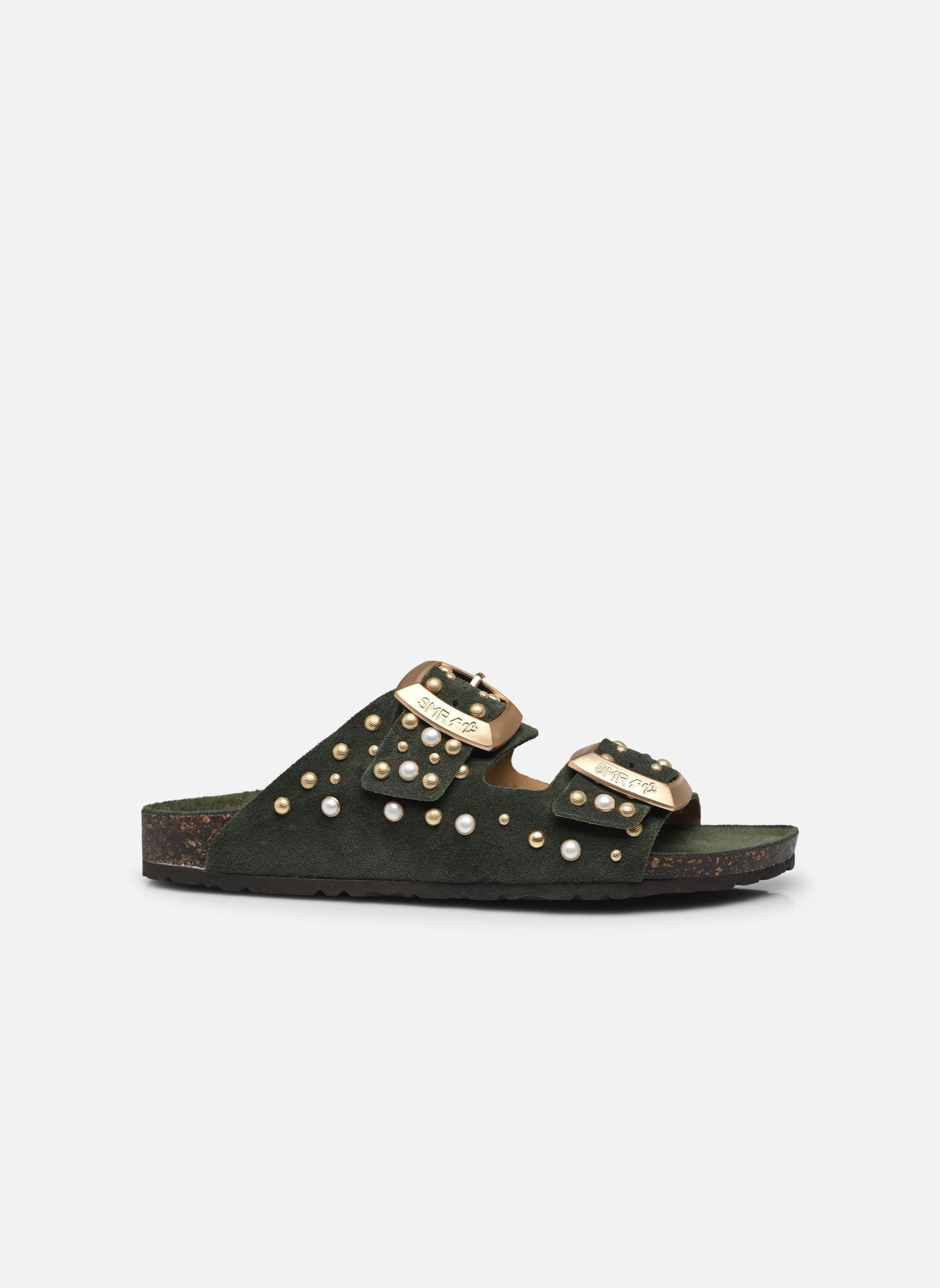 Mules et sabots Aria Crosta femme vert Semerdjian Mules et sabots Aria Crosta femme vert MILITARE