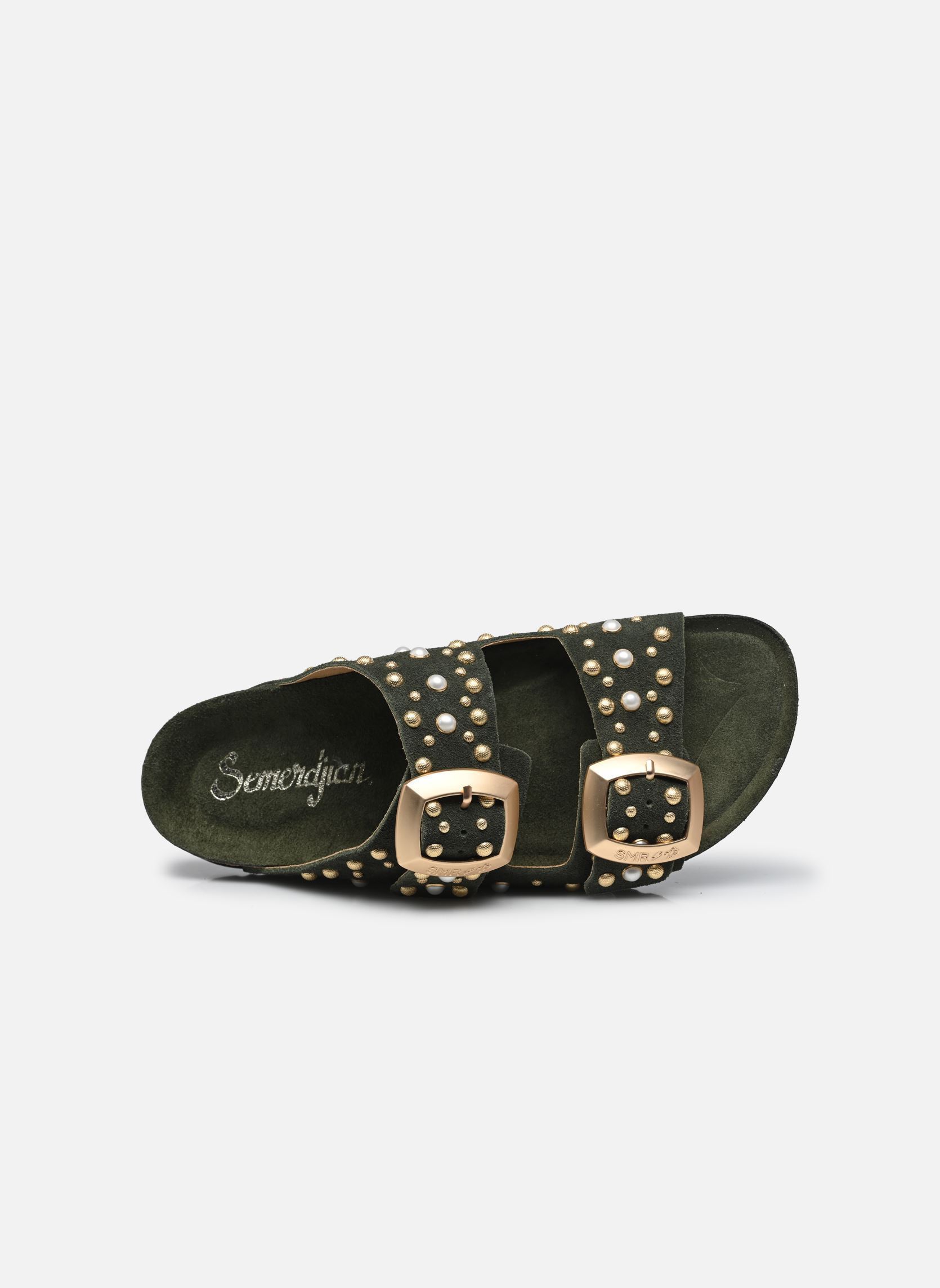 Mules et sabots Aria Crosta femme vert Semerdjian Mules et sabots Aria Crosta femme vert MILITARE