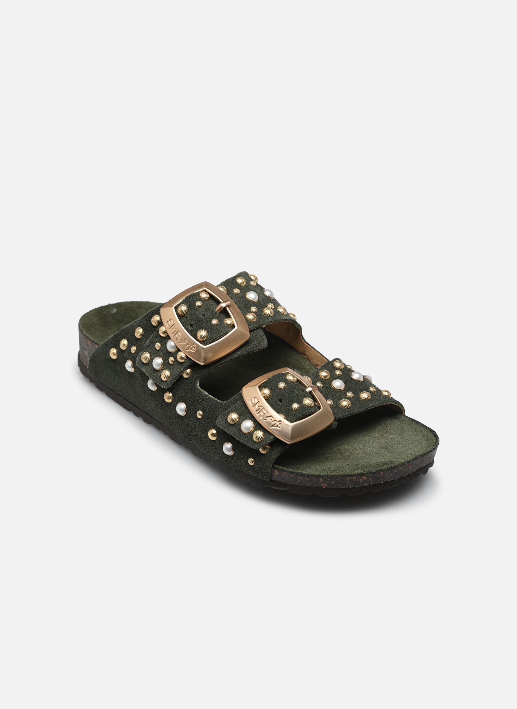 Mules et sabots Aria Crosta femme vert Semerdjian Mules et sabots Aria Crosta femme vert MILITARE