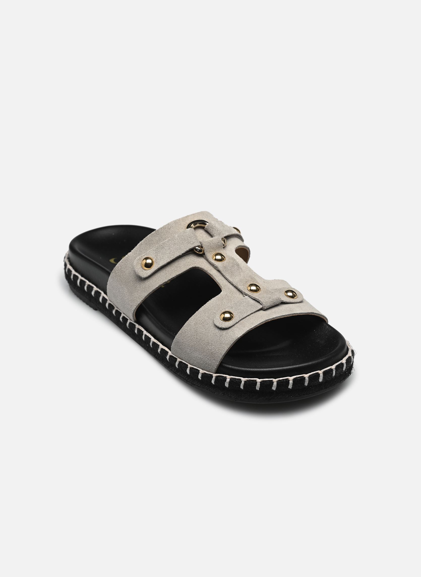 Zuecos y mules Felicia Crosta mujer gris Semerdjian Zuecos y mules Felicia Crosta mujer gris COCONUTS 418