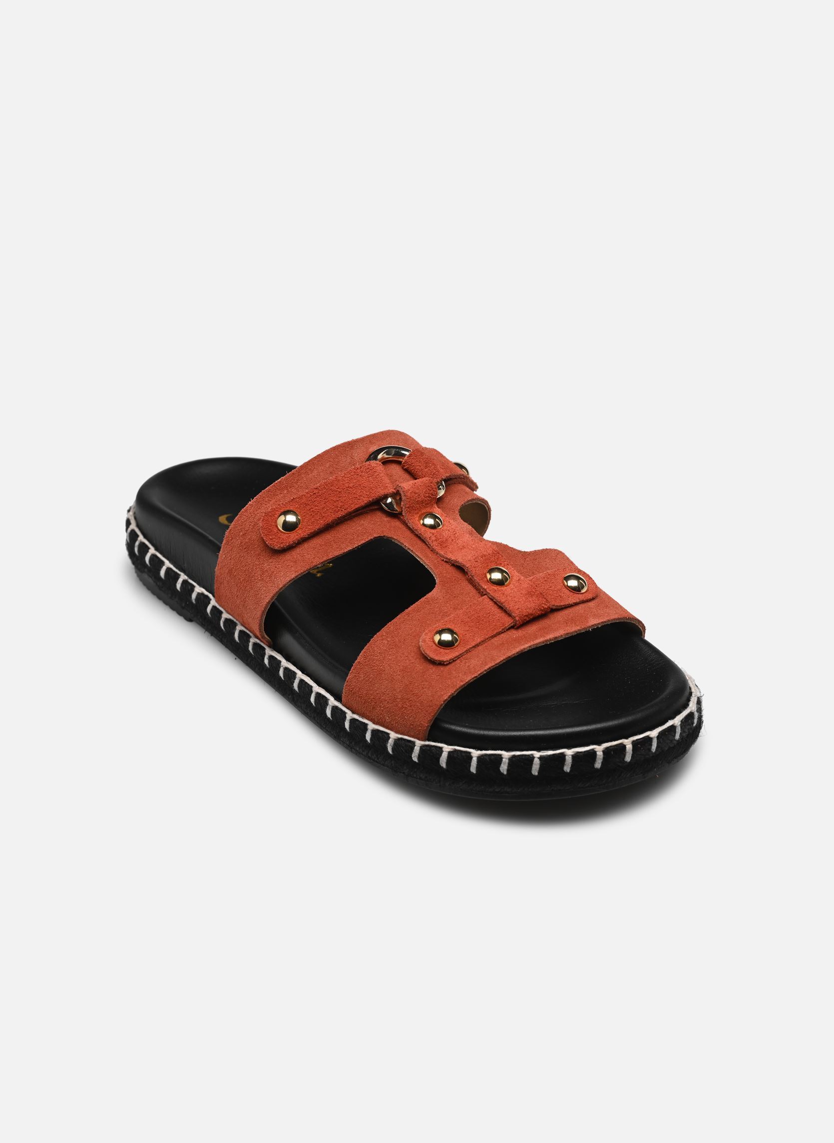 Zuecos y mules Felicia Crosta mujer naranja Semerdjian Zuecos y mules Felicia Crosta mujer naranja TANNED TOMATO 453