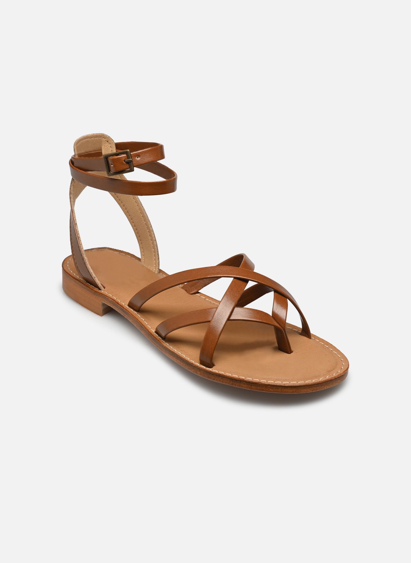 Flache Sandalen Puma Zeus damen braun Semerdjian Flache Sandalen Puma Zeus damen braun CUOIO