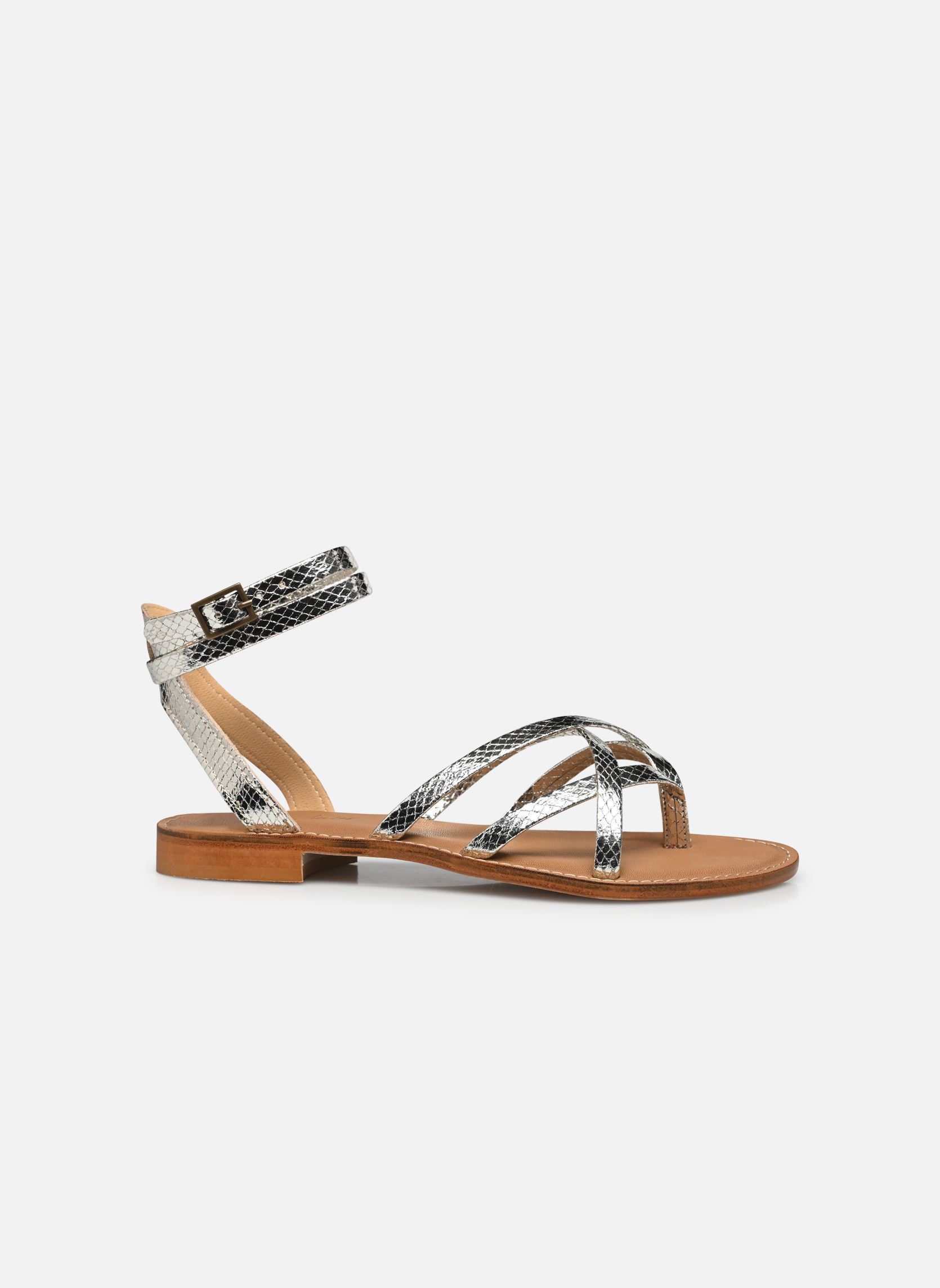 Sandales plates Puma Serpente femme argent Semerdjian Sandales plates Puma Serpente femme argent AVORIO