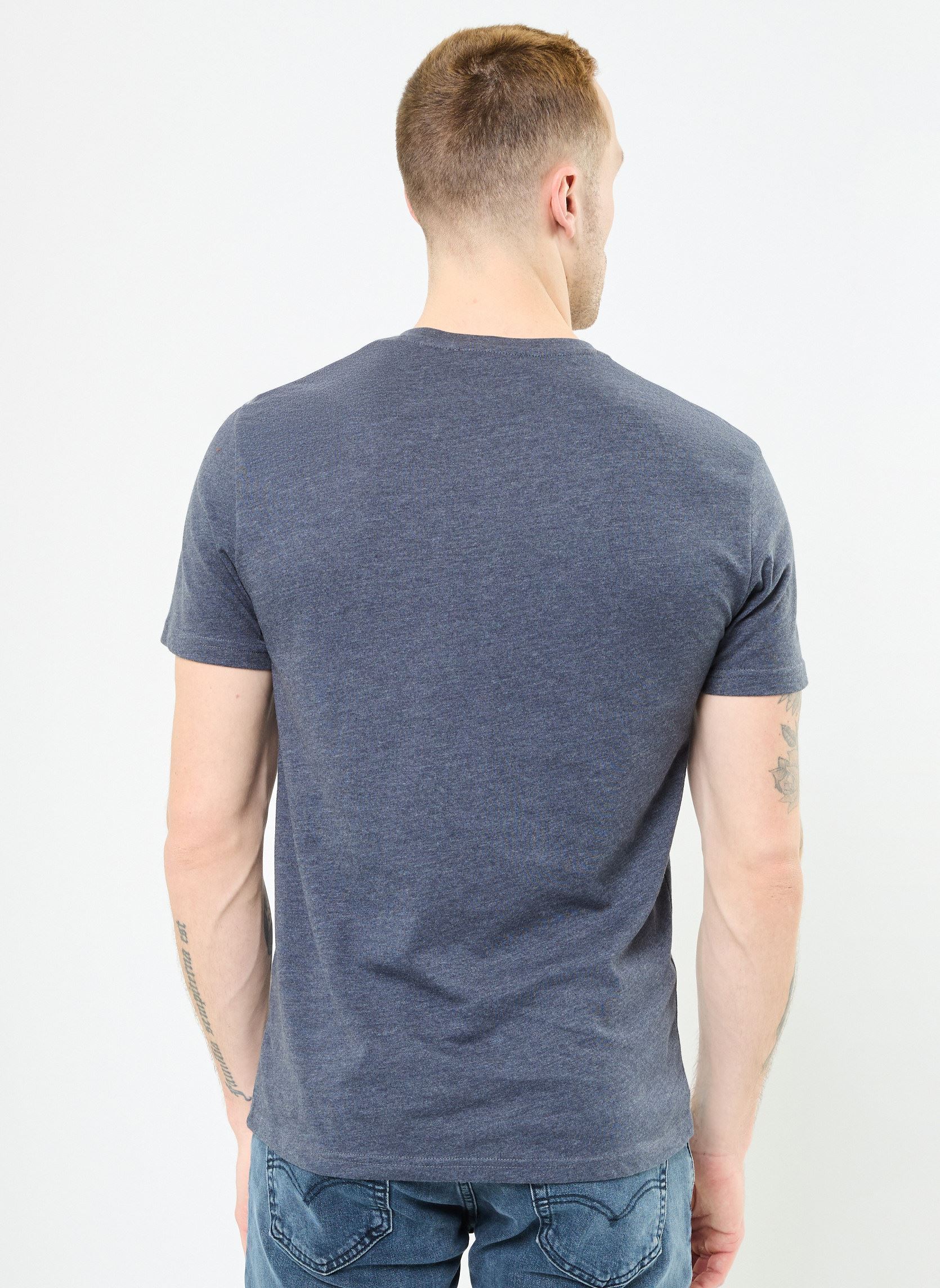 T-shirts TLEANDRO heren blauw MADE BY T-shirts TLEANDRO heren blauw Z*INDIGO CHINE