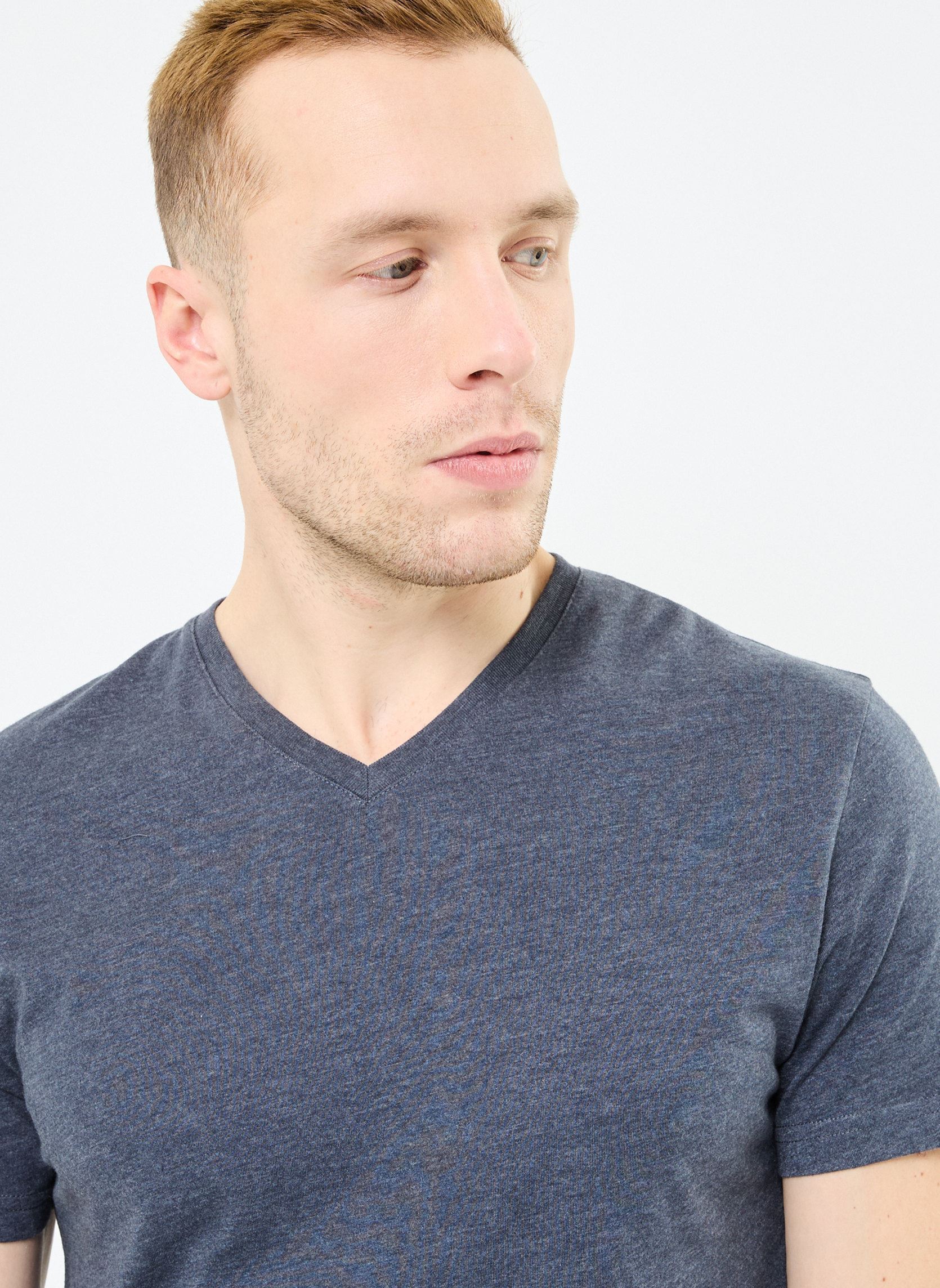 T-shirts TLEANDRO heren blauw MADE BY T-shirts TLEANDRO heren blauw Z*INDIGO CHINE