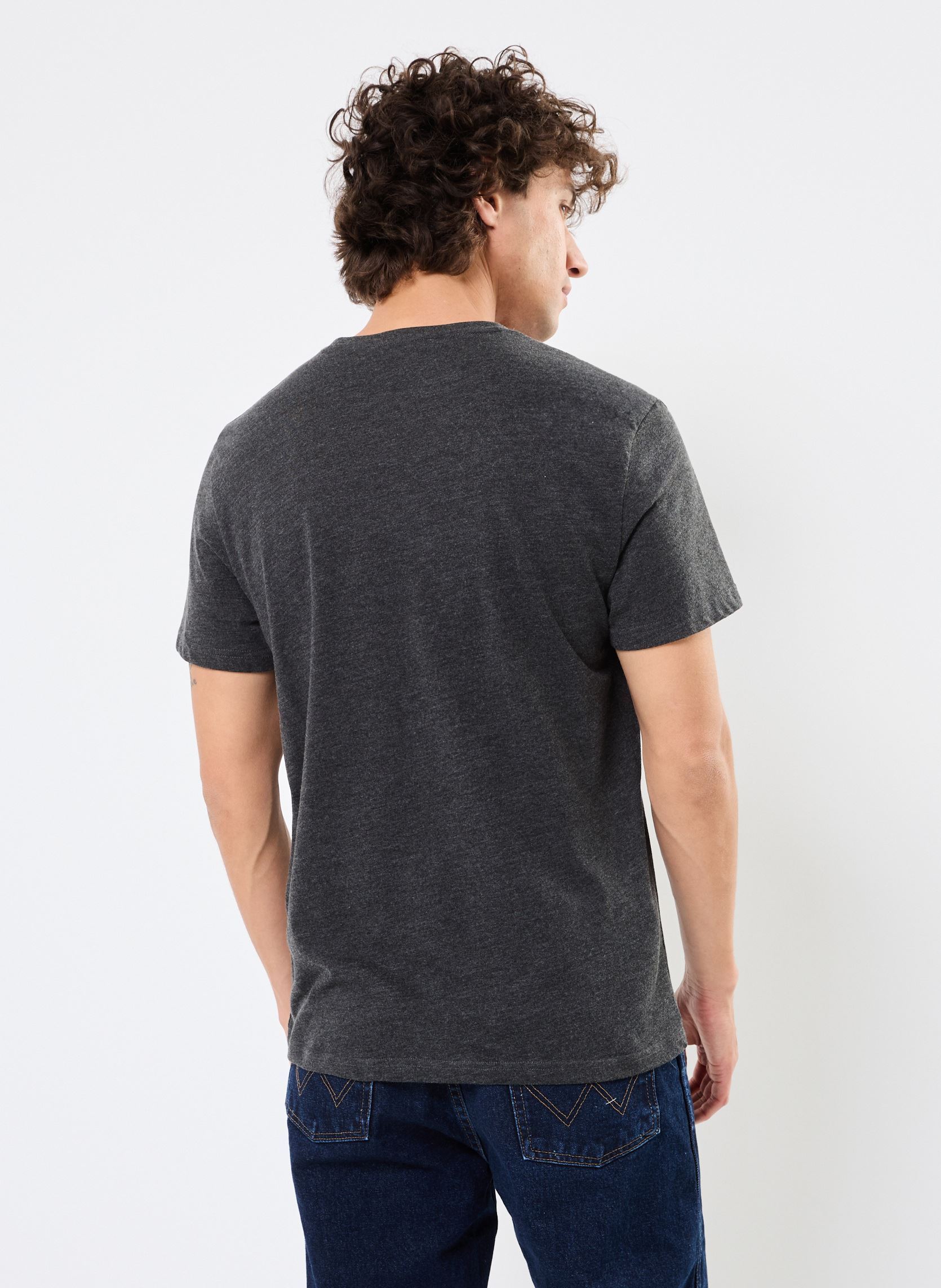 T-shirts TLEANDRO heren grijs MADE BY T-shirts TLEANDRO heren grijs Z**ANTHRACITE CHINE