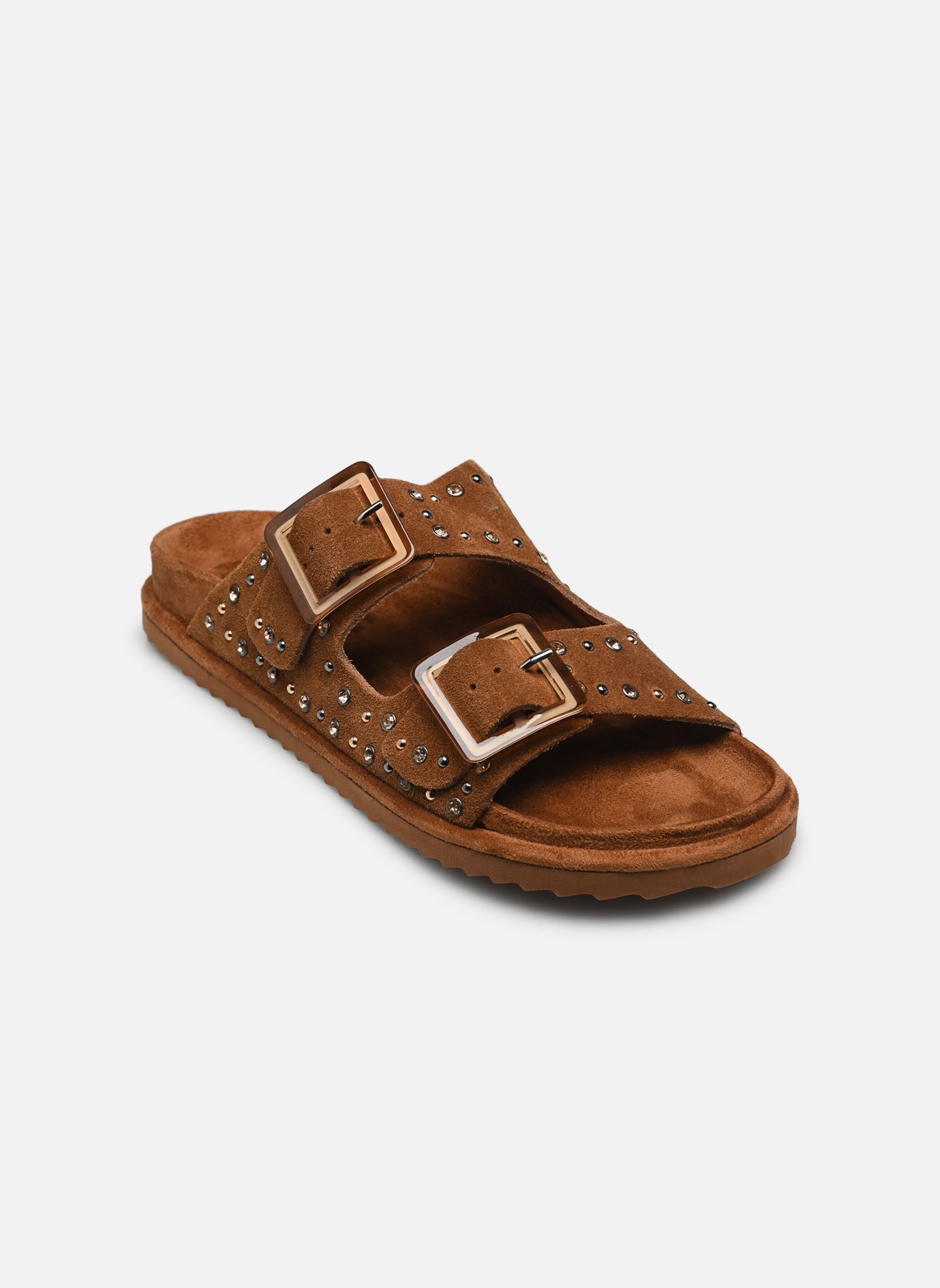 Two buckle sandal with studs by Colors of California