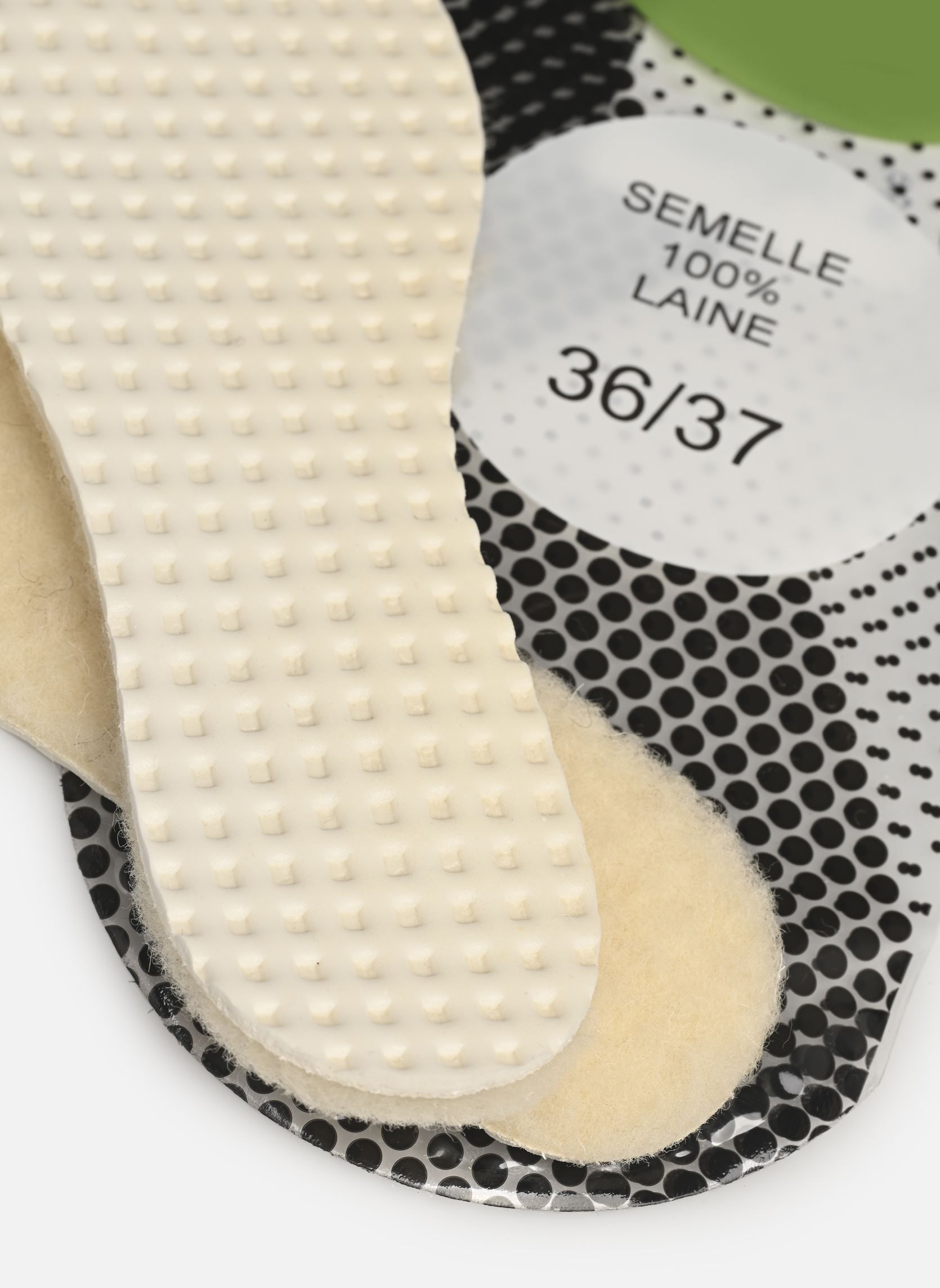Inlegzolen Semelle hiver 100% LAINE - Adulte wit Sarenza care Inlegzolen Semelle hiver 100% LAINE - Adulte wit Blanc