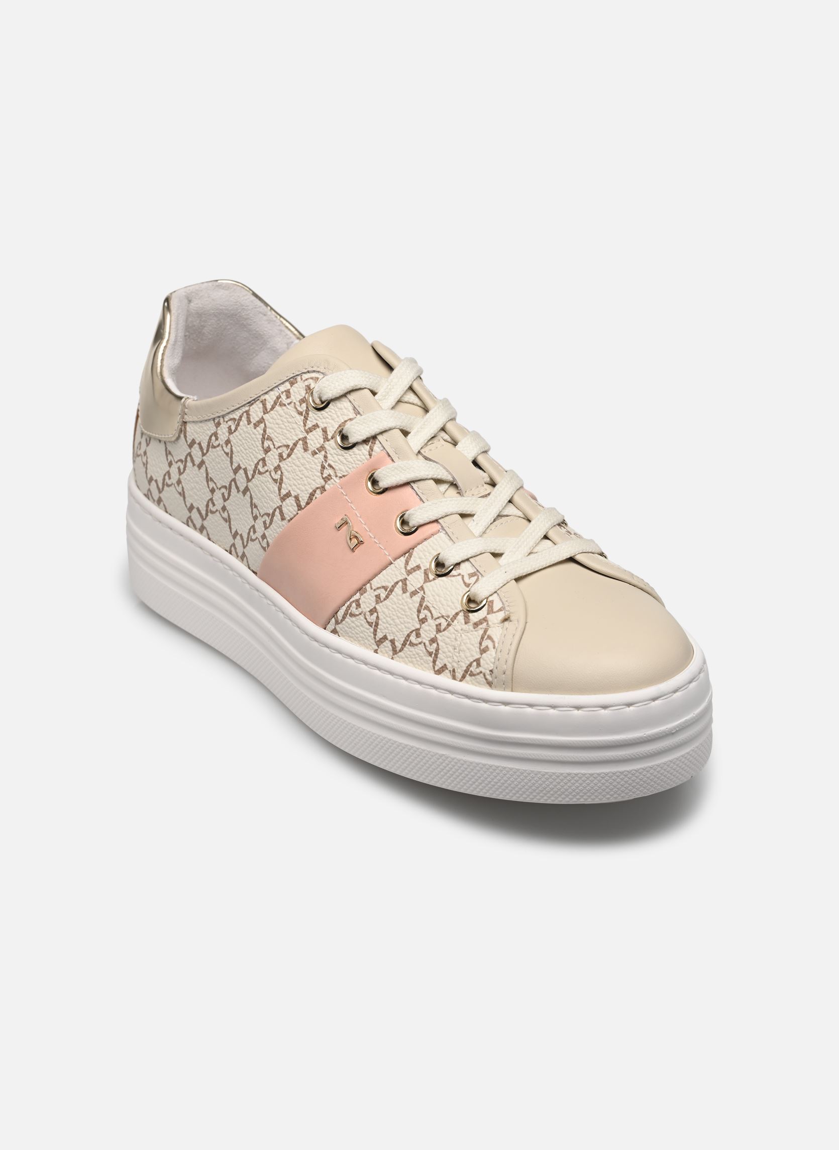 Niedrige Sneaker E409956D damen beige NeroGiardini Niedrige Sneaker E409956D damen beige 710