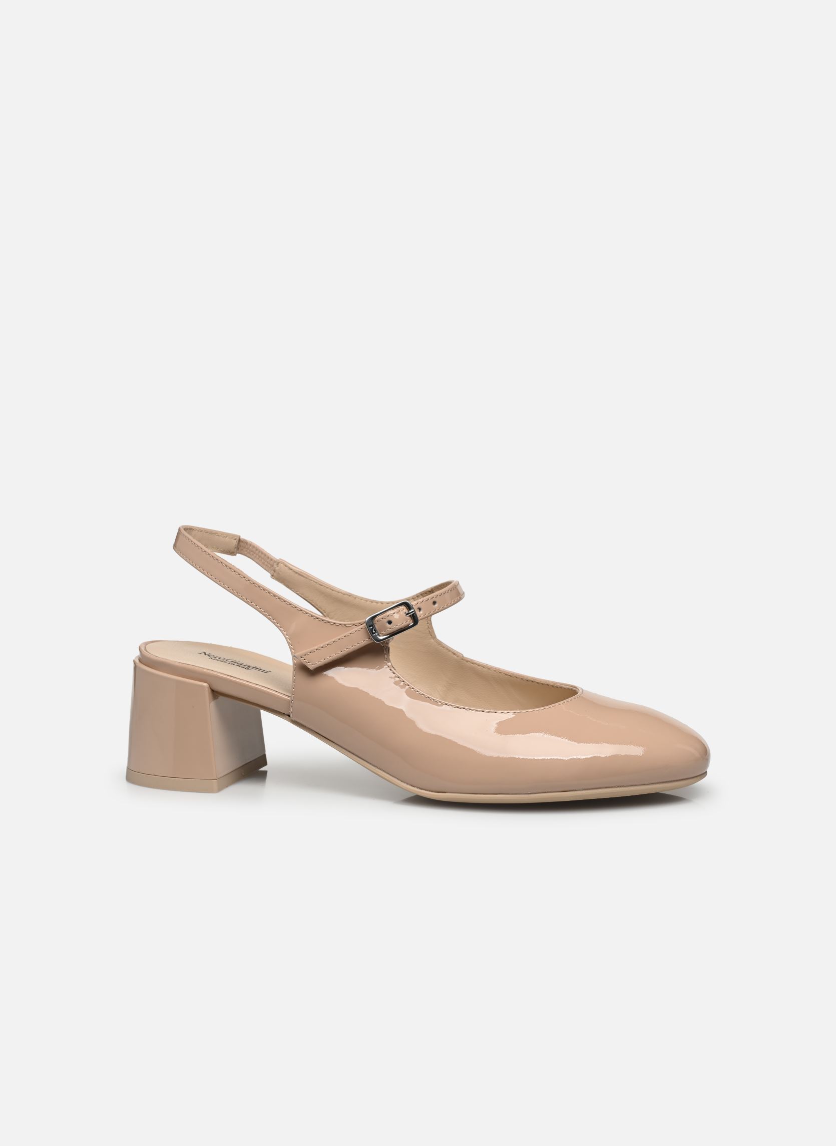Slingback pumps E512341D dames beige NeroGiardini Slingback pumps E512341D dames beige 614