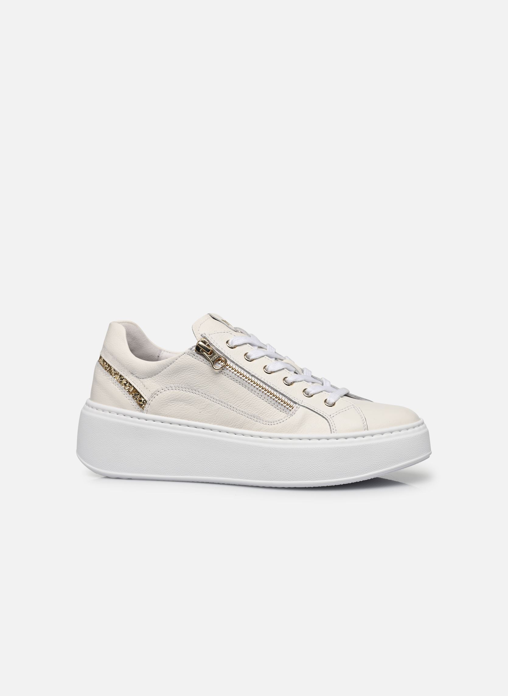 Niedrige Sneaker E513081D damen weiß NeroGiardini Niedrige Sneaker E513081D damen weiß 707