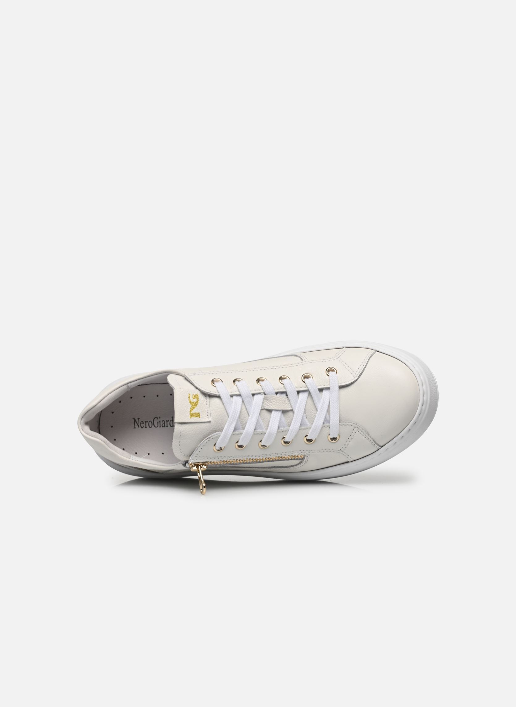 Niedrige Sneaker E513081D damen weiß NeroGiardini Niedrige Sneaker E513081D damen weiß 707