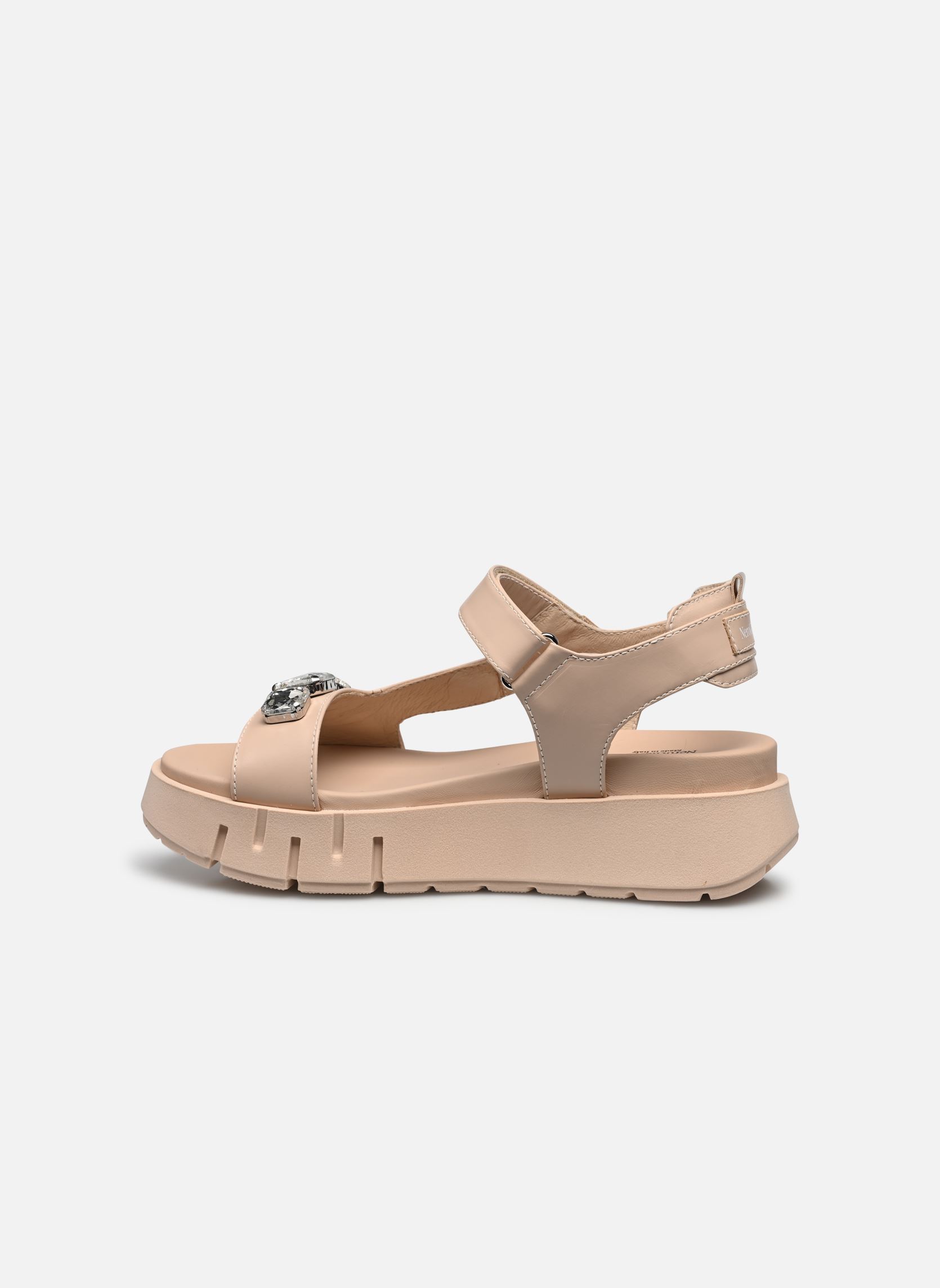 Sandali con zeppa e plateau E410707D donna beige NeroGiardini Sandali con zeppa e plateau E410707D donna beige 614