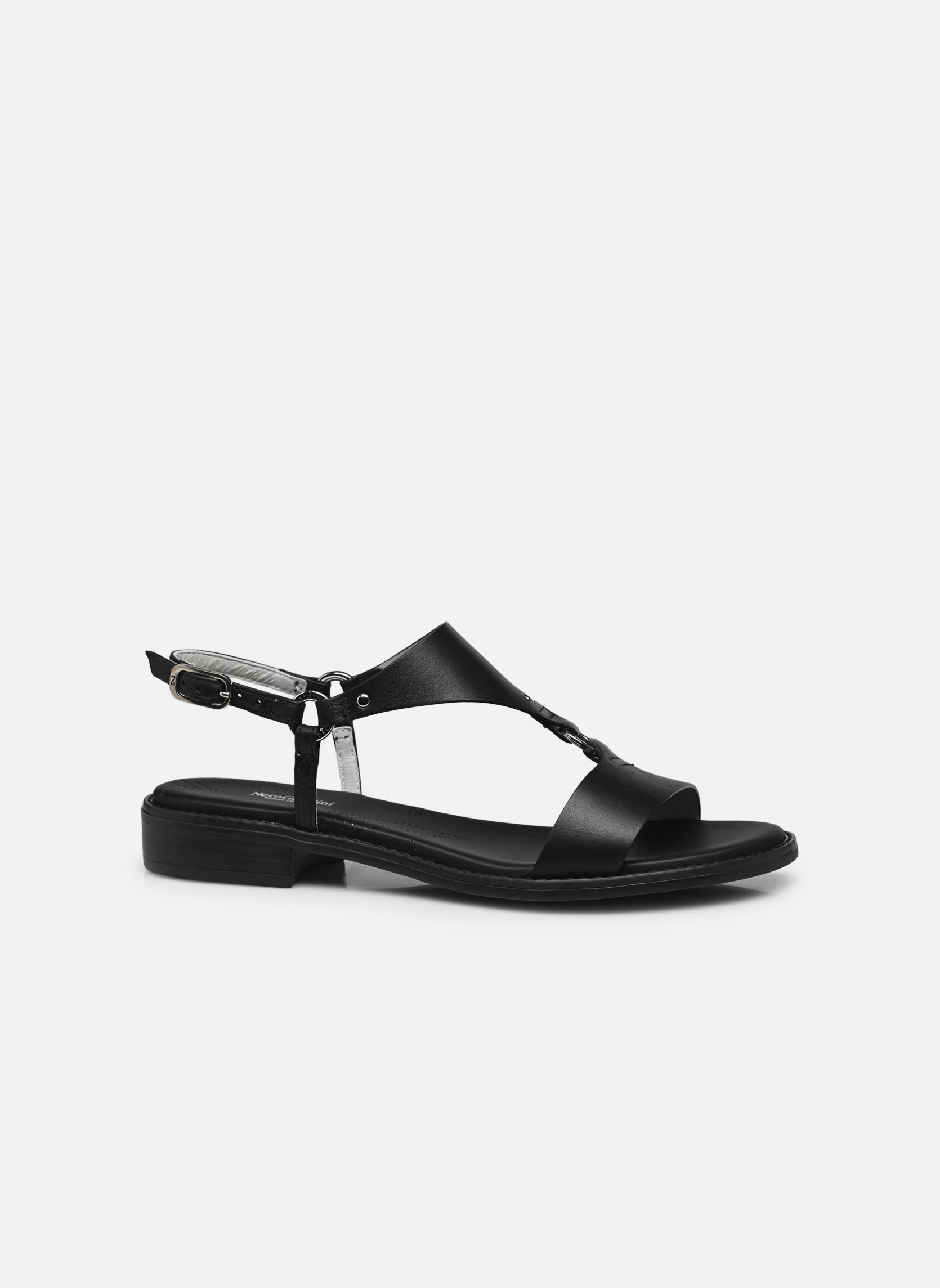 Flache Sandalen E513420D damen schwarz NeroGiardini Flache Sandalen E513420D damen schwarz 100