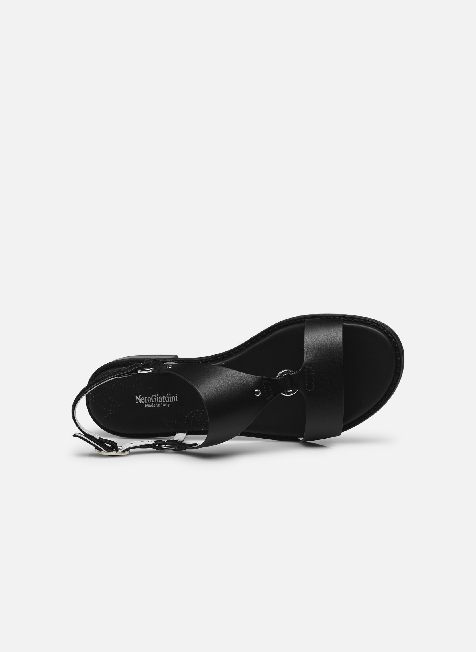 Flache Sandalen E513420D damen schwarz NeroGiardini Flache Sandalen E513420D damen schwarz 100