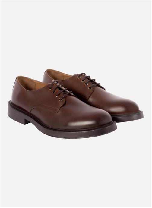 JULES & JENN Derbies Derbies gomme cuir noir homme marron