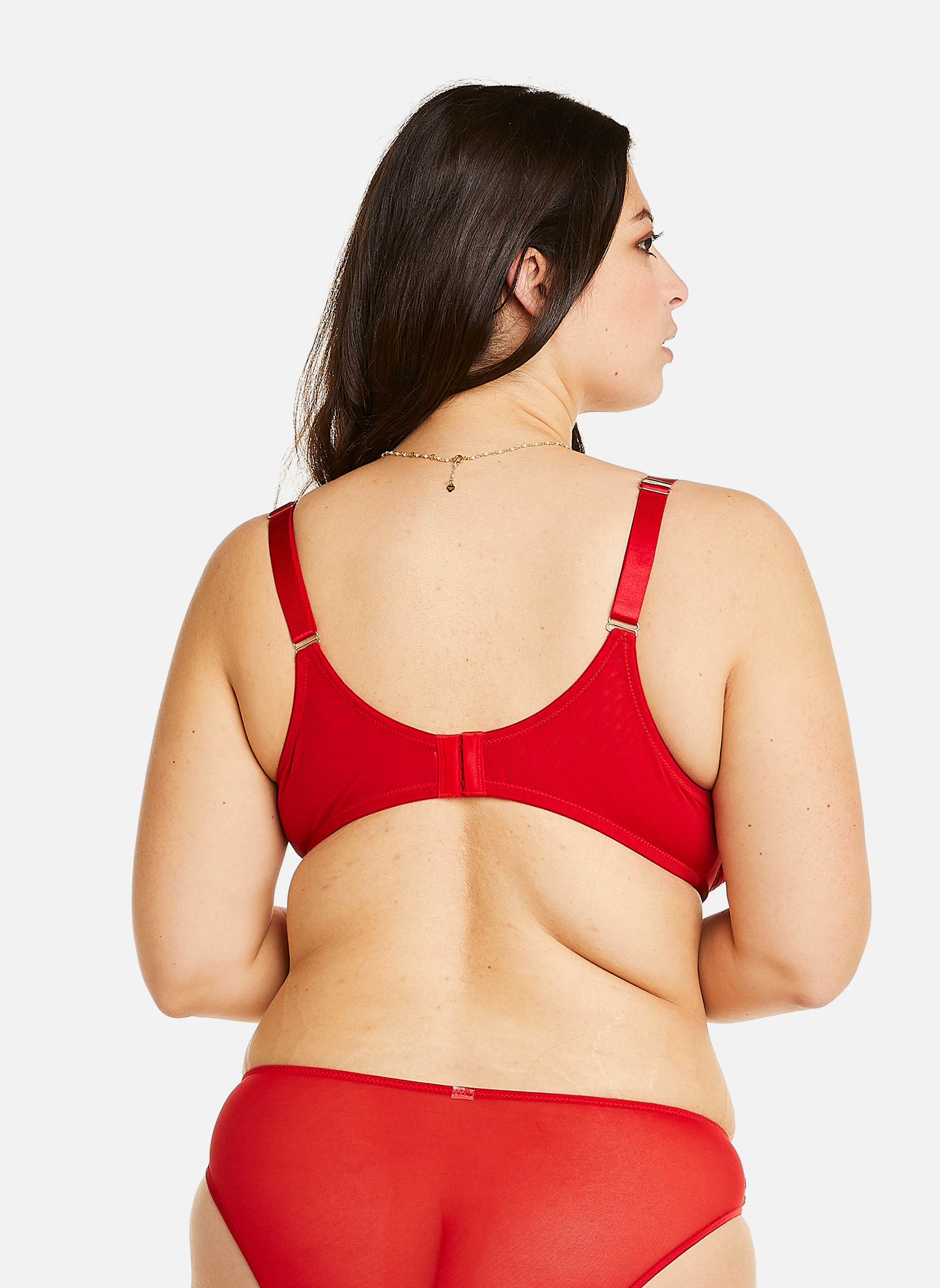Brassières Soutien-gorge à armatures grand maintien rouge Miracle femme rouge Pomm'Poire Brassières Soutien-gorge à armatures grand maintien rouge Miracle femme rouge Rouge