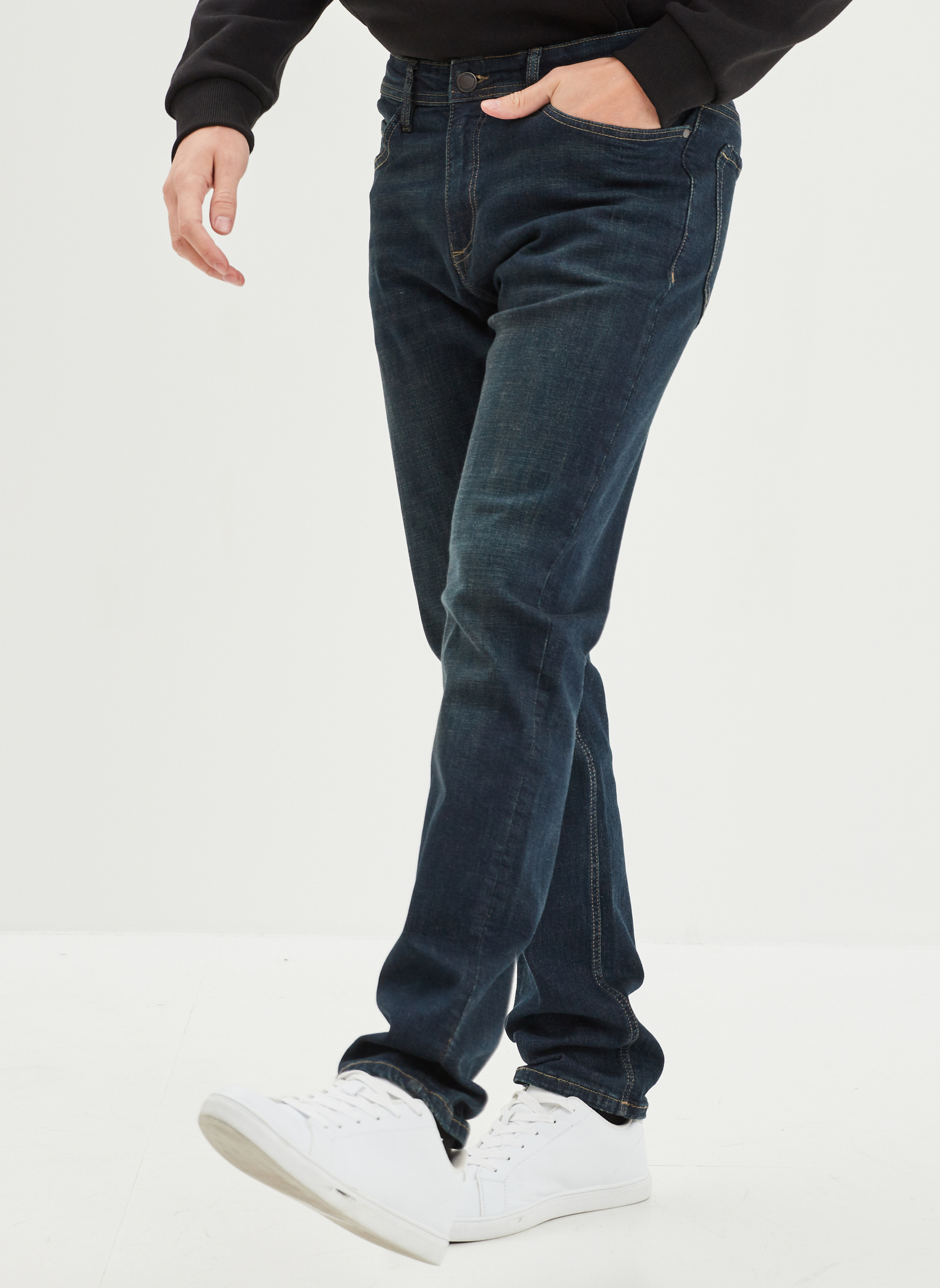 Jeans droit Jean - LIB1 STARR homme bleu LIBERTO Jeans droit Jean - LIB1 STARR homme bleu Bleu foncé