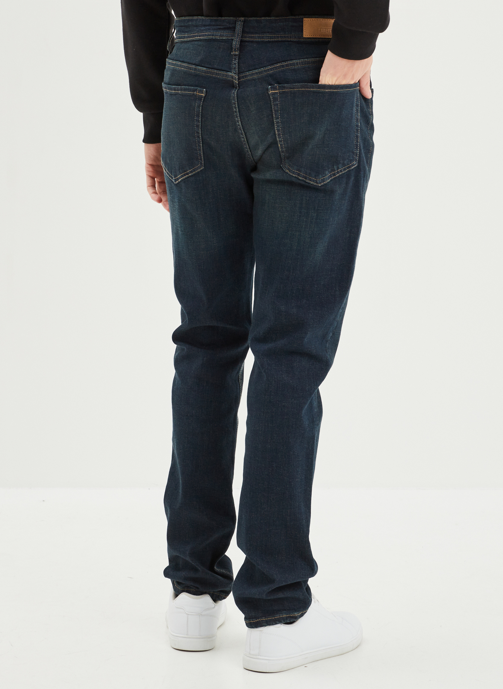 Jeans droit Jean - LIB1 STARR homme bleu LIBERTO Jeans droit Jean - LIB1 STARR homme bleu Bleu foncé