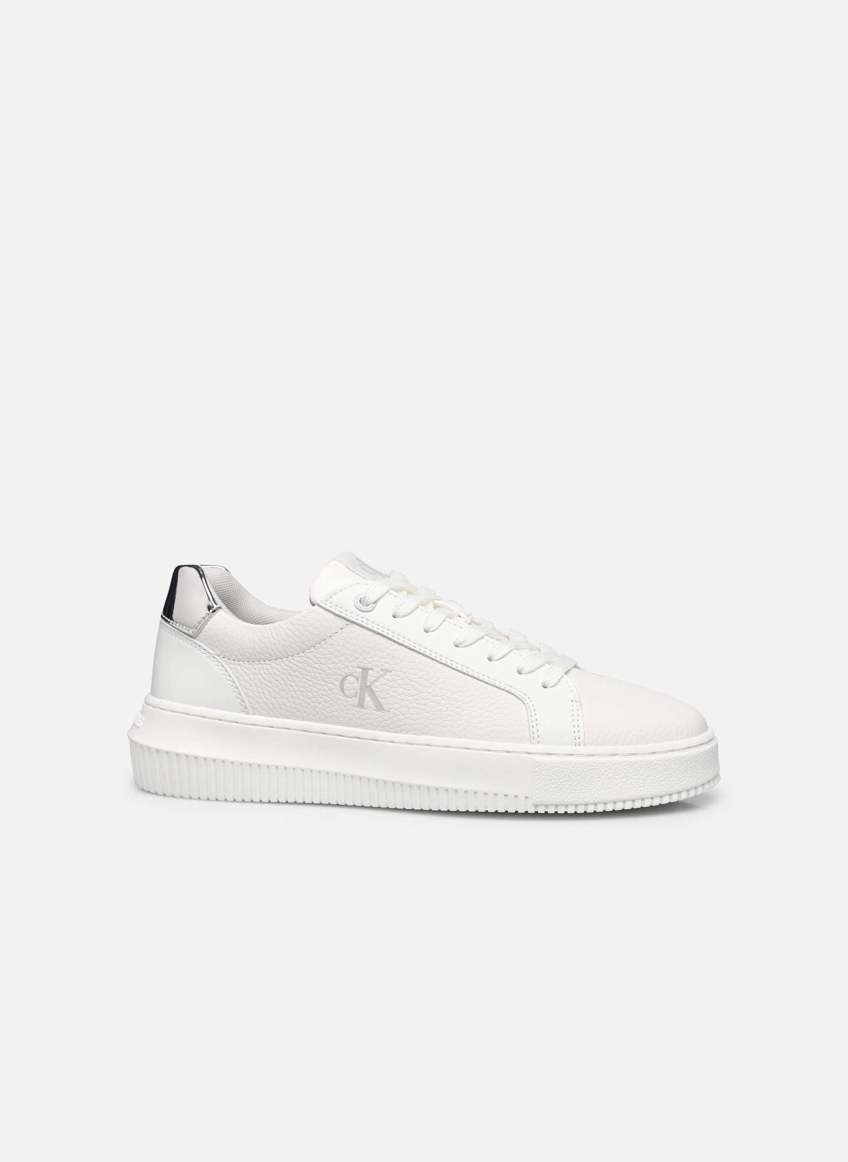 Sneaker CHUNKY CUPSOLE LOW M BS damen weiß Calvin Klein Sneaker CHUNKY CUPSOLE LOW M BS damen weiß BRIGHT WHITE/SILVER