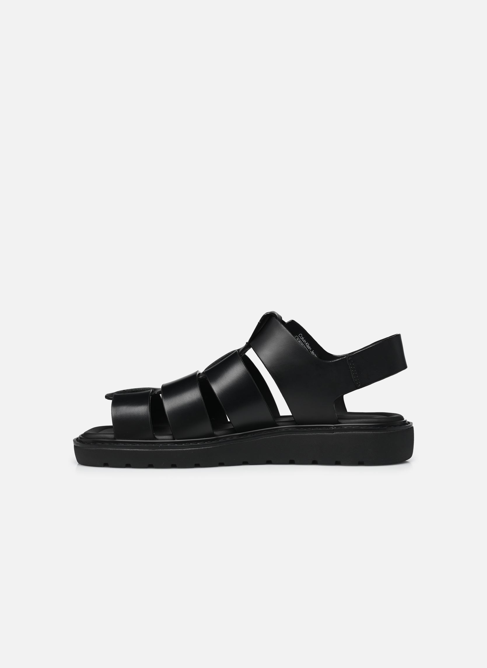 Platte sandalen SQ MOLDED SDL FISHER dames zwart Calvin Klein Platte sandalen SQ MOLDED SDL FISHER dames zwart TRIPLE BLACK