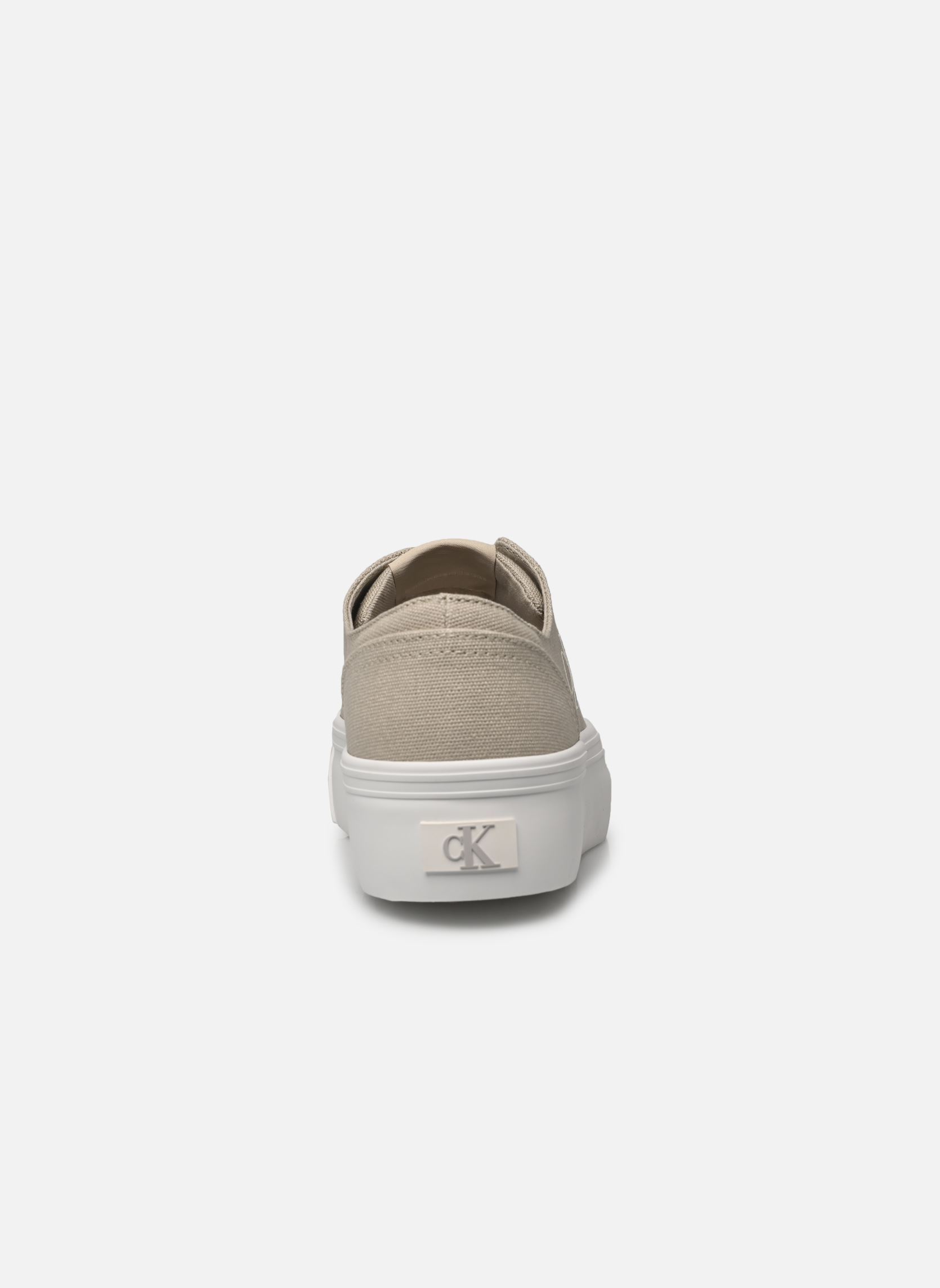 Baskets VULC FLATFORM LOW CV femme beige Calvin Klein Baskets VULC FLATFORM LOW CV femme beige EGGSHELL/CREAMY WHITE