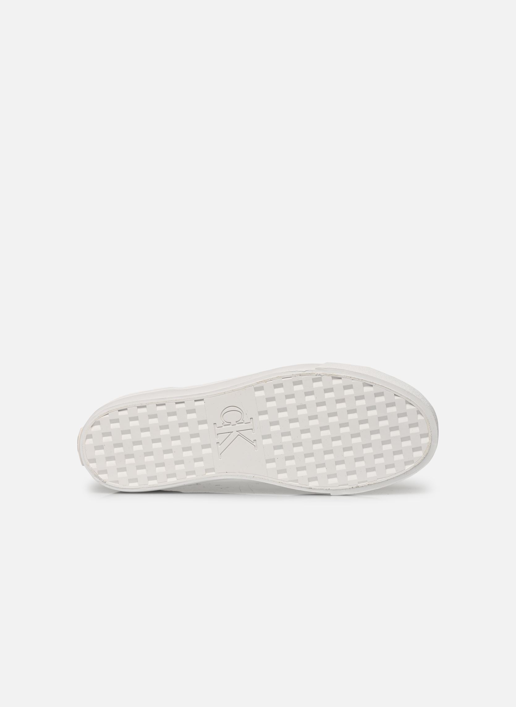 Baskets VULC FLATFORM LOW CV femme beige Calvin Klein Baskets VULC FLATFORM LOW CV femme beige EGGSHELL/CREAMY WHITE