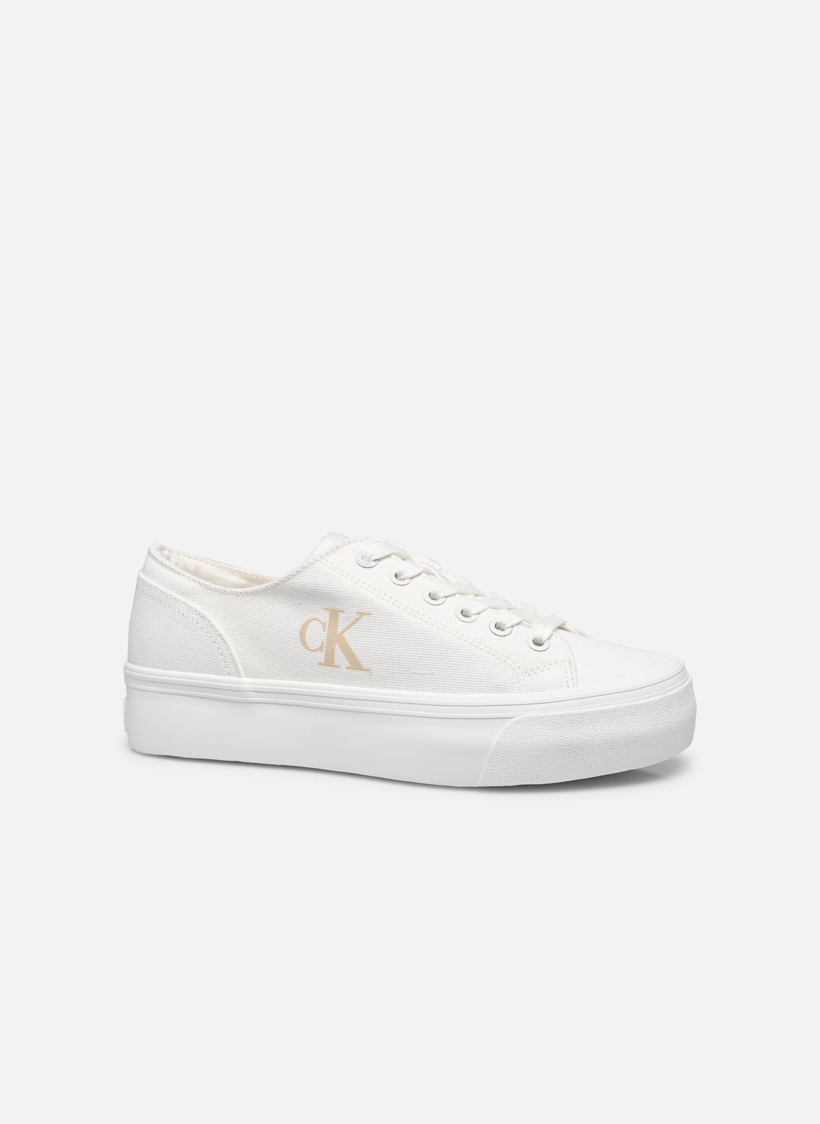 Sneaker VULC FLATFORM LOW CV damen weiß Calvin Klein Sneaker VULC FLATFORM LOW CV damen weiß TRIPLE BRIGHT WHITE